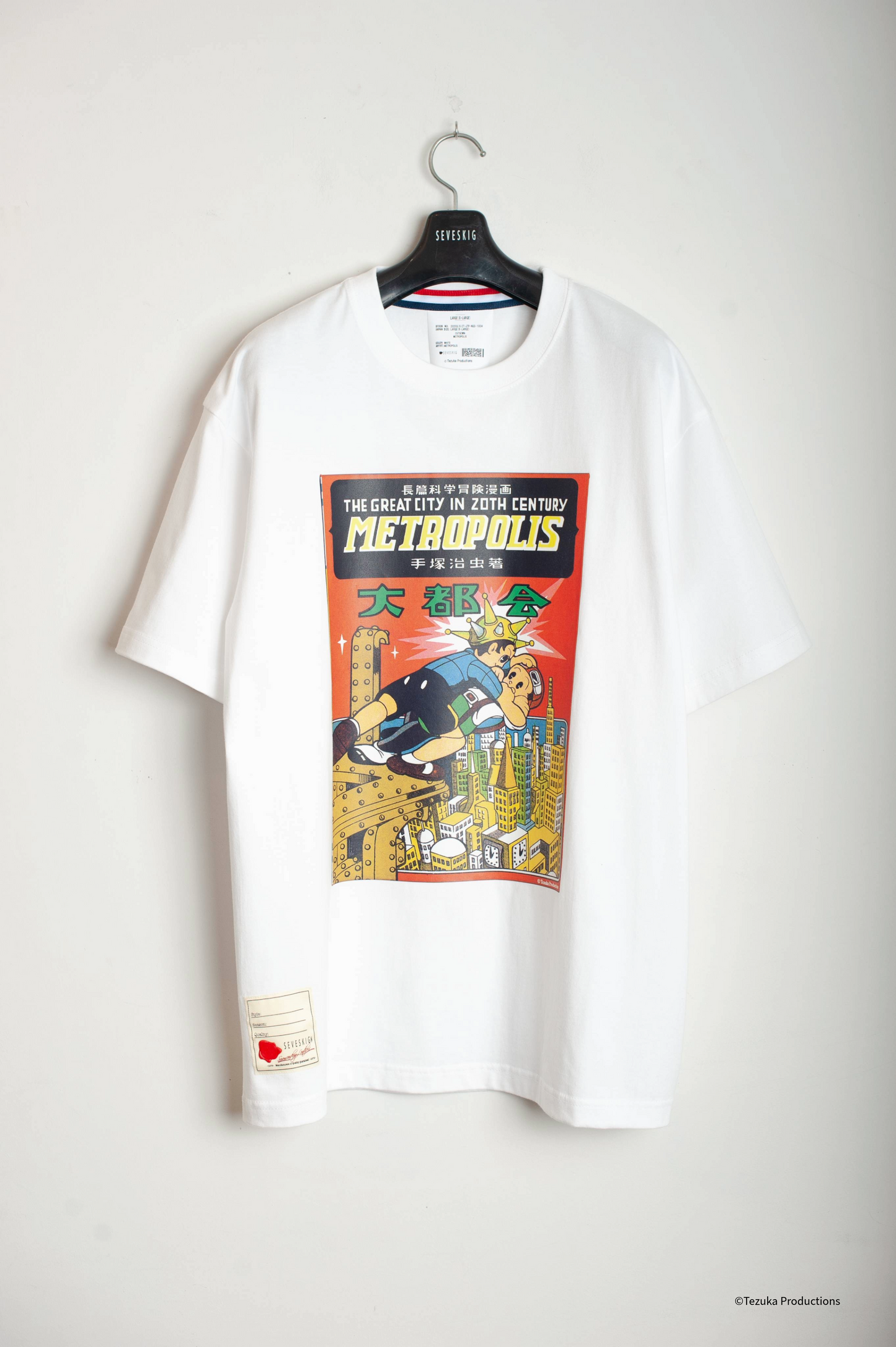 CT-JTP-NGS-1004 /TEZUKA WORLD×SEVESKIG S/SL Tee Ver.메트로폴리스