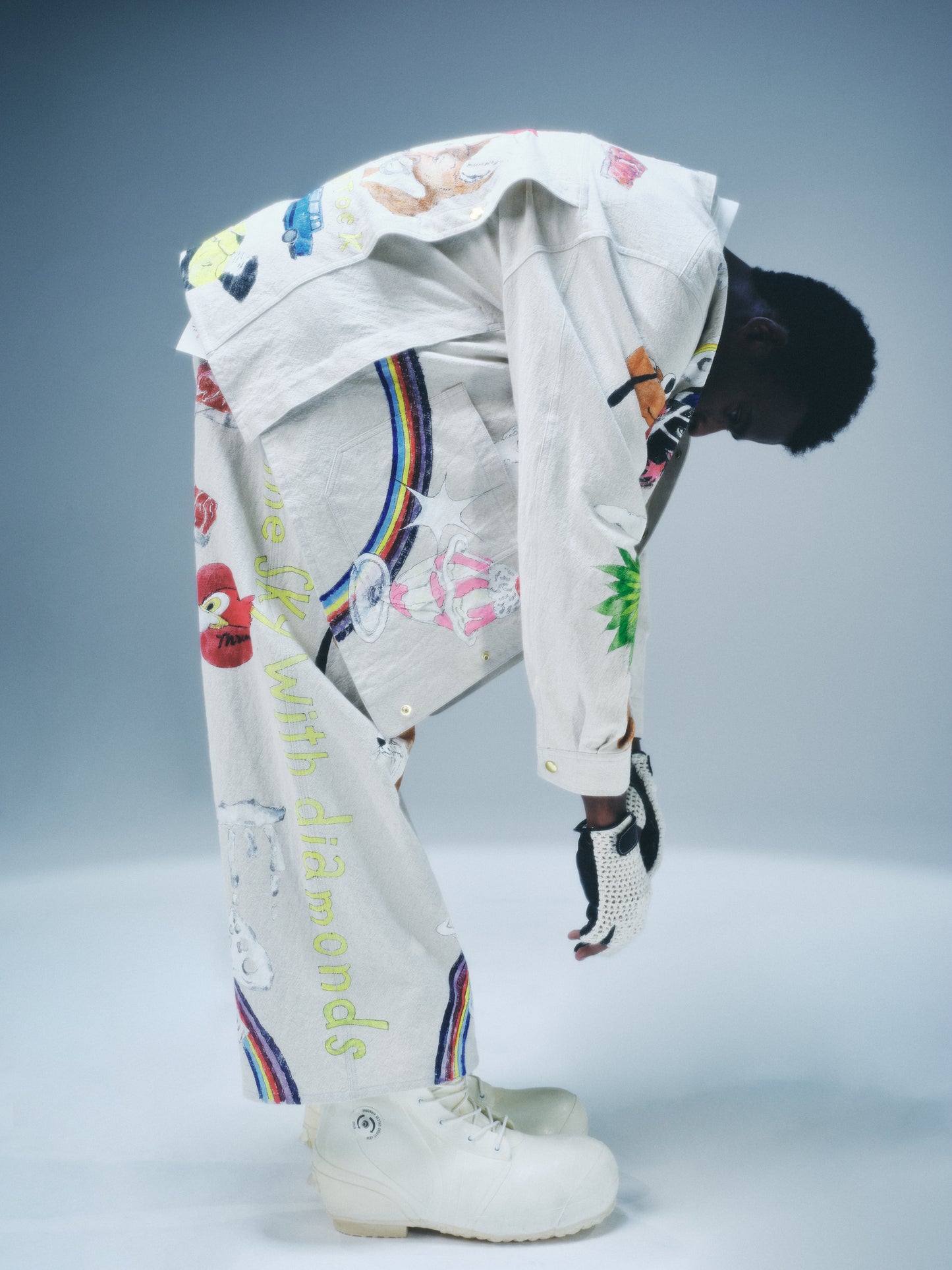 PT-SV-NGS-1007 / Hand Painting Engineer Pants Ver,Ridawo