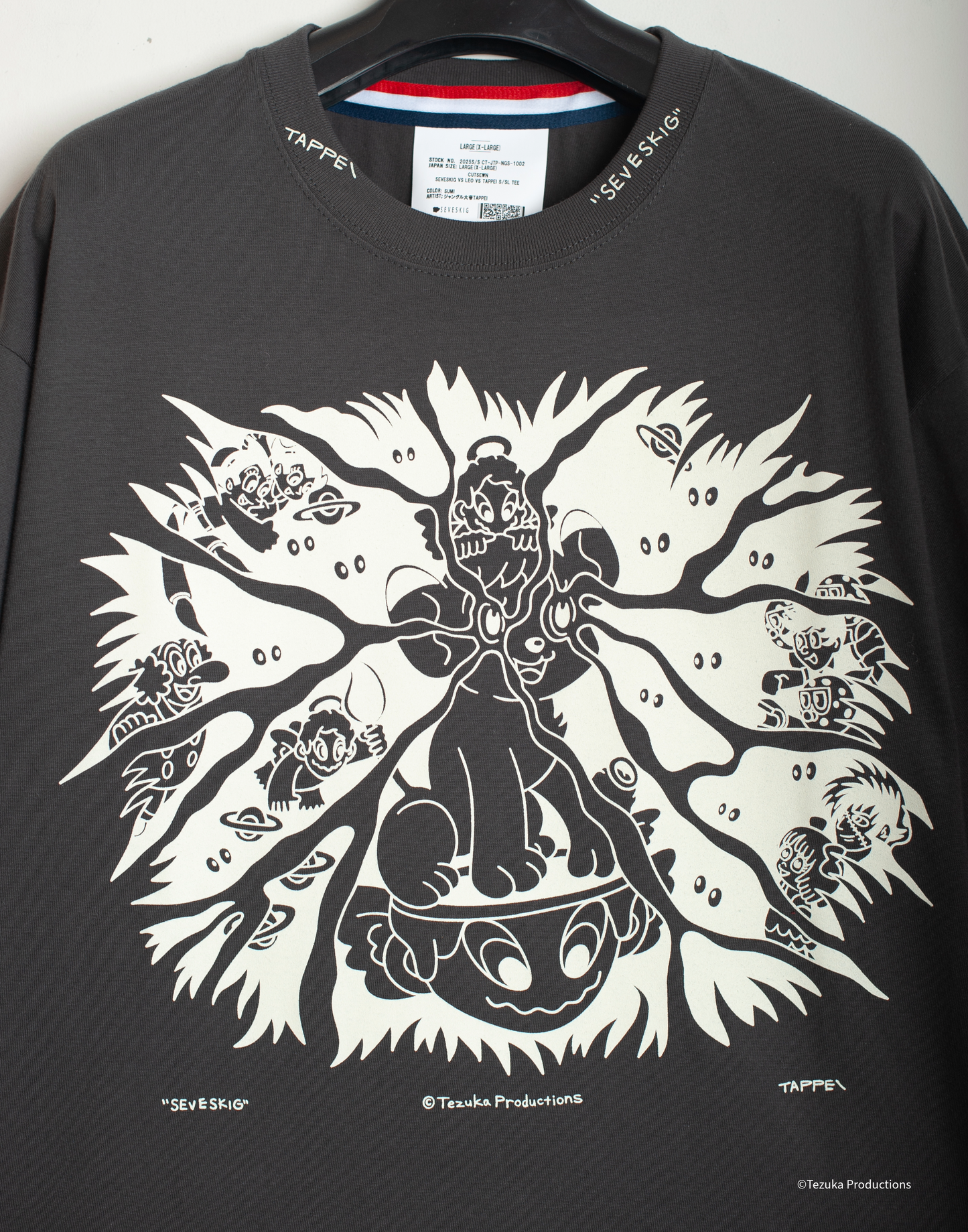 CT-JTP-NGS-1002 /TEZUKA WORLD×TAPPEI S/SL Tee Ver.LEO