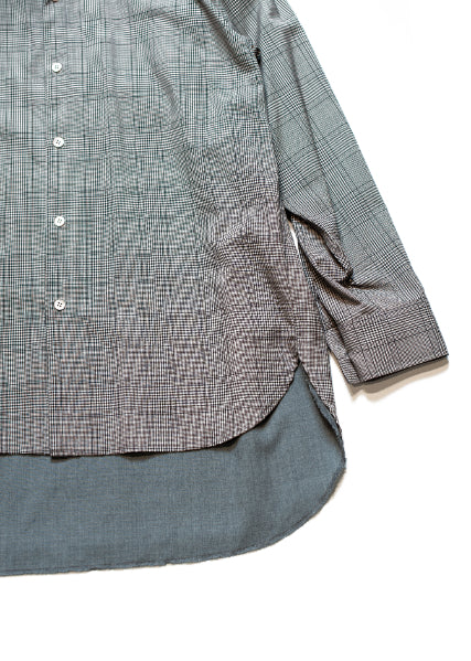 SH-SV-NSS-1003 / Rumi's Wool L/SL Shirt Ver,Perfect Blue