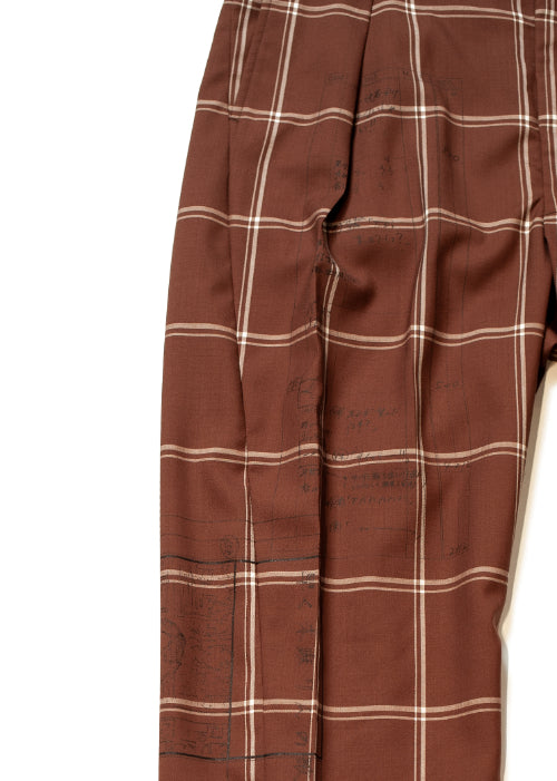 PT-SV-NSS-1003 / Human Error Slacks Ver,Perfect Blue