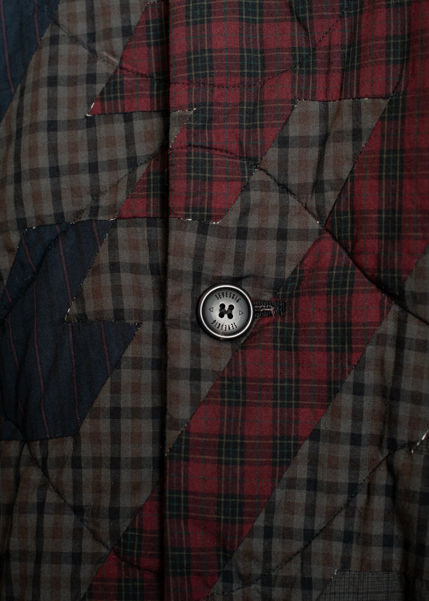 CO-SV-NGA-1004 / Geometrics of Luck Patchwork Coat