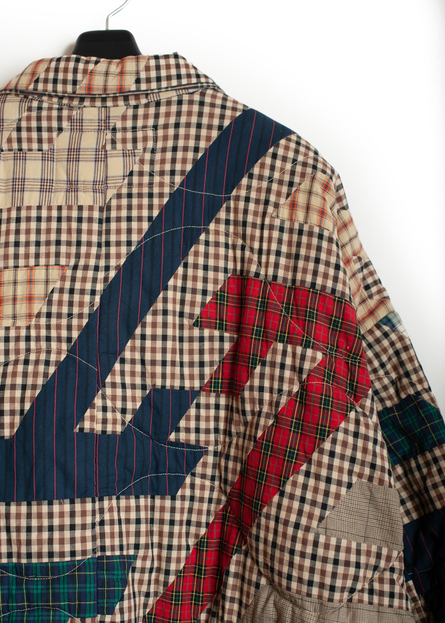 CO-SV-NGA-1004 / Geometrics of Luck Patchwork Coat