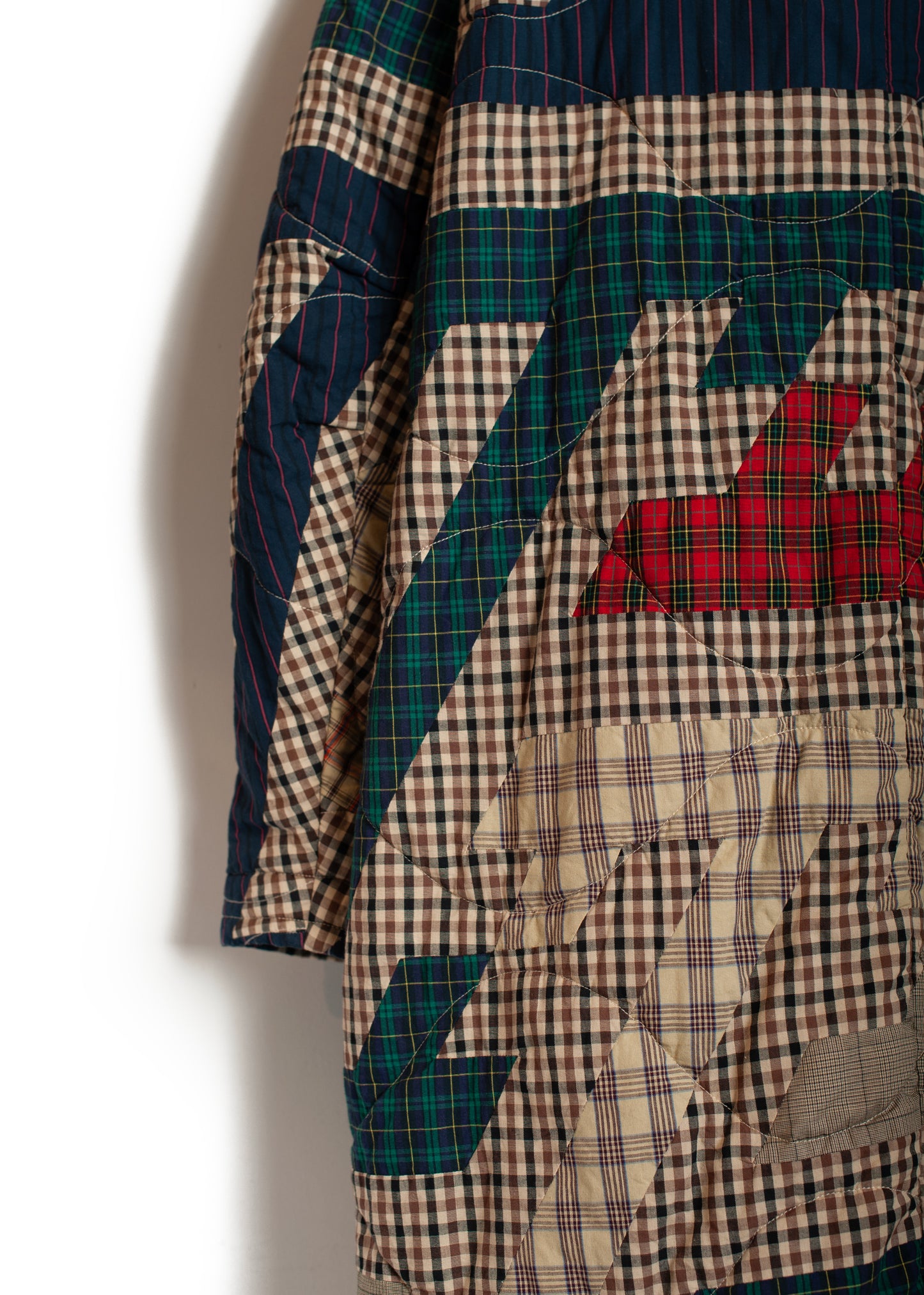 CO-SV-NGA-1004 / Geometrics of Luck Patchwork Coat
