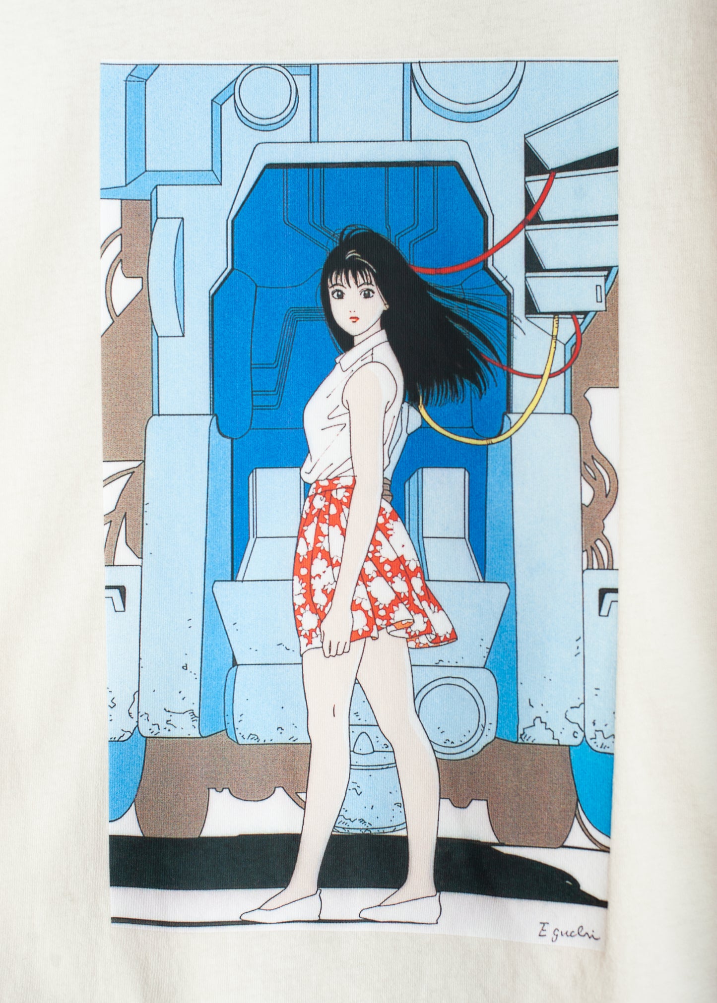 CT-SV-NGA-1004 / Nostalgic Girl RZ01 L/SL Tee Ver,Hisashi Eguchi