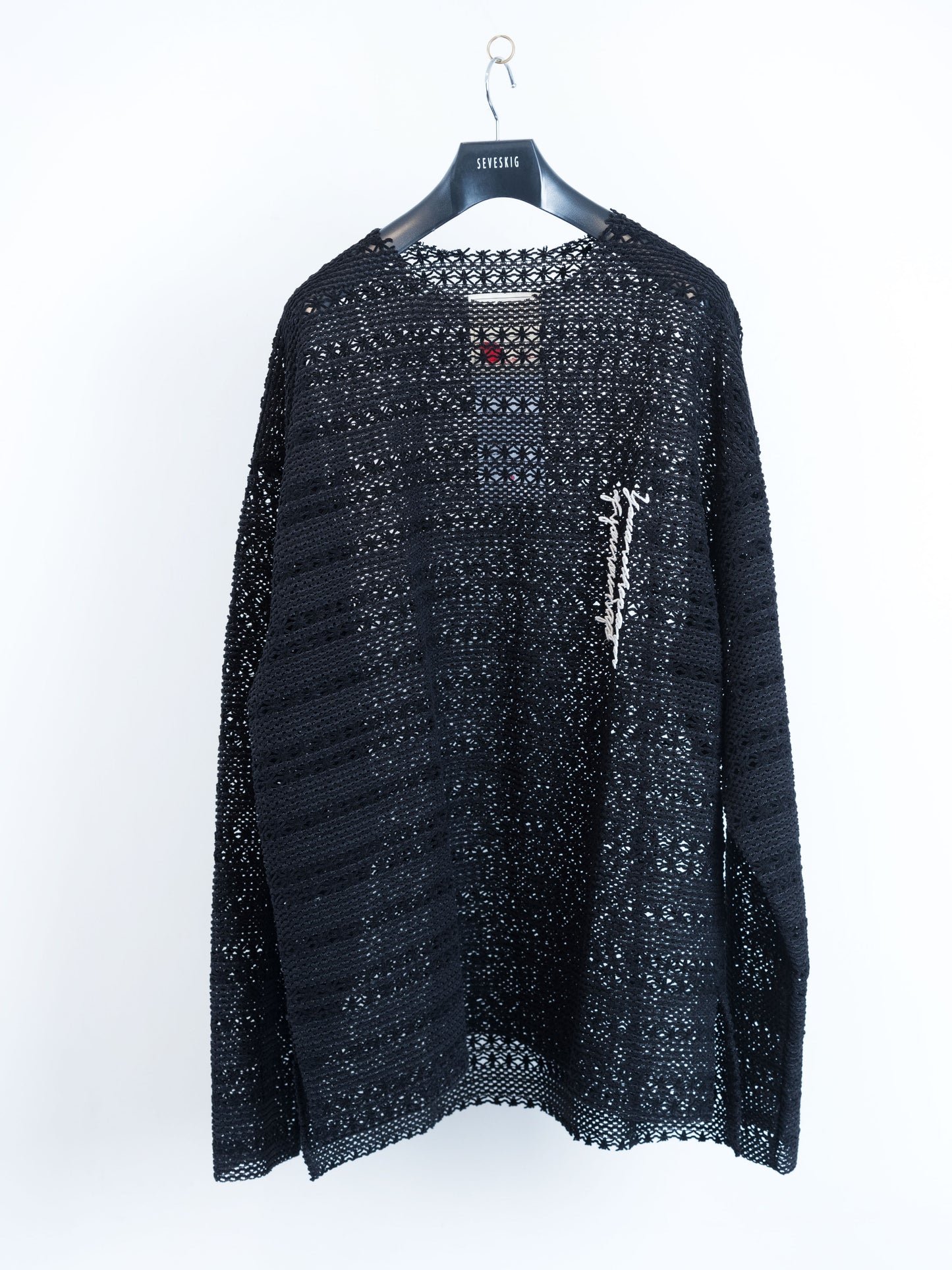CT-SV-NYA-1003 / Chenille yarn Mesh L/SL Tee