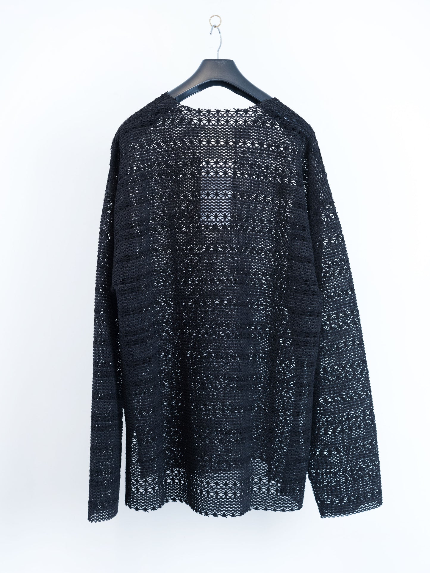 CT-SV-NYA-1003 / Chenille yarn Mesh L/SL Tee