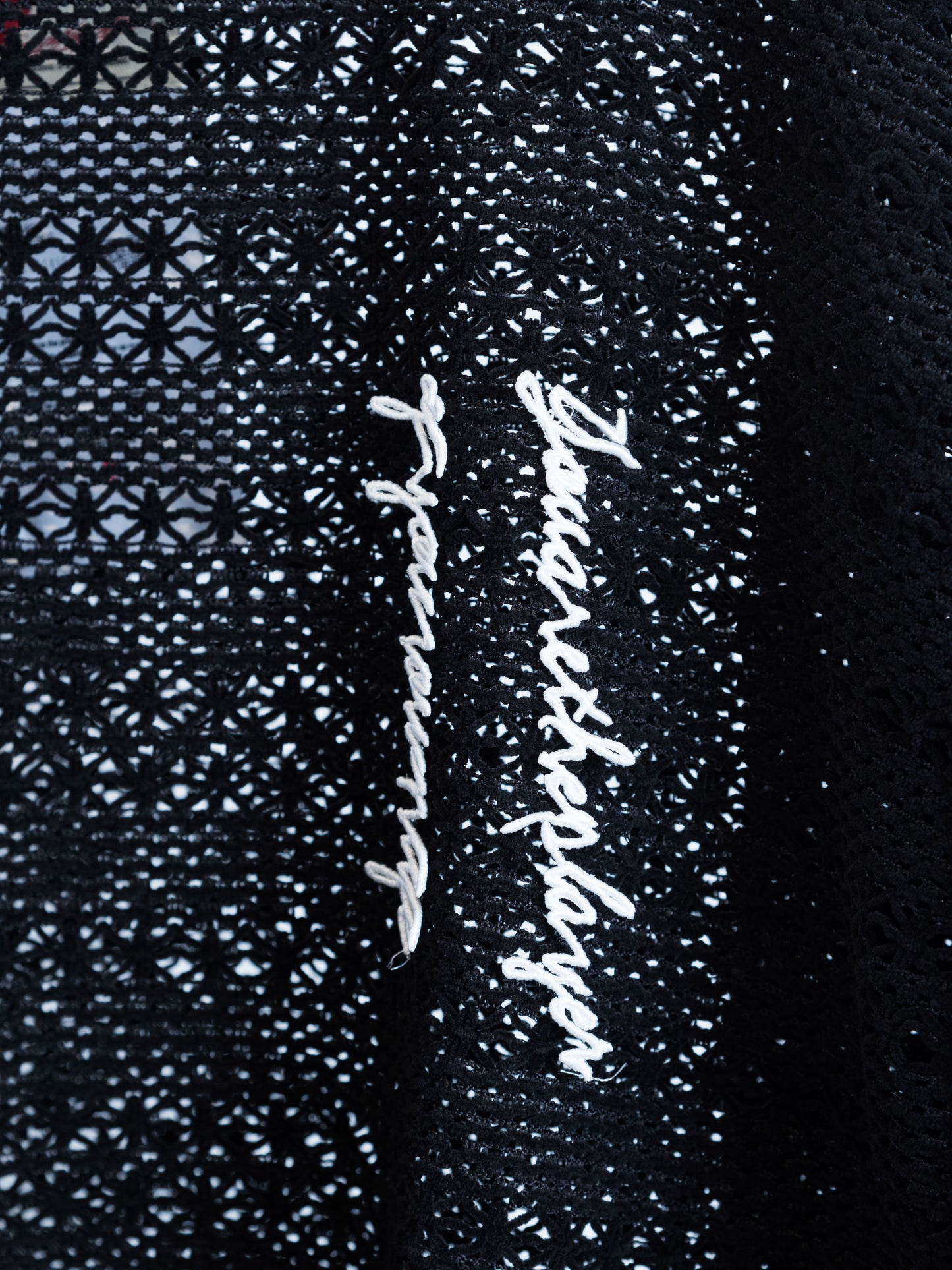CT-SV-NYA-1003 / Chenille yarn Mesh L/SL Tee