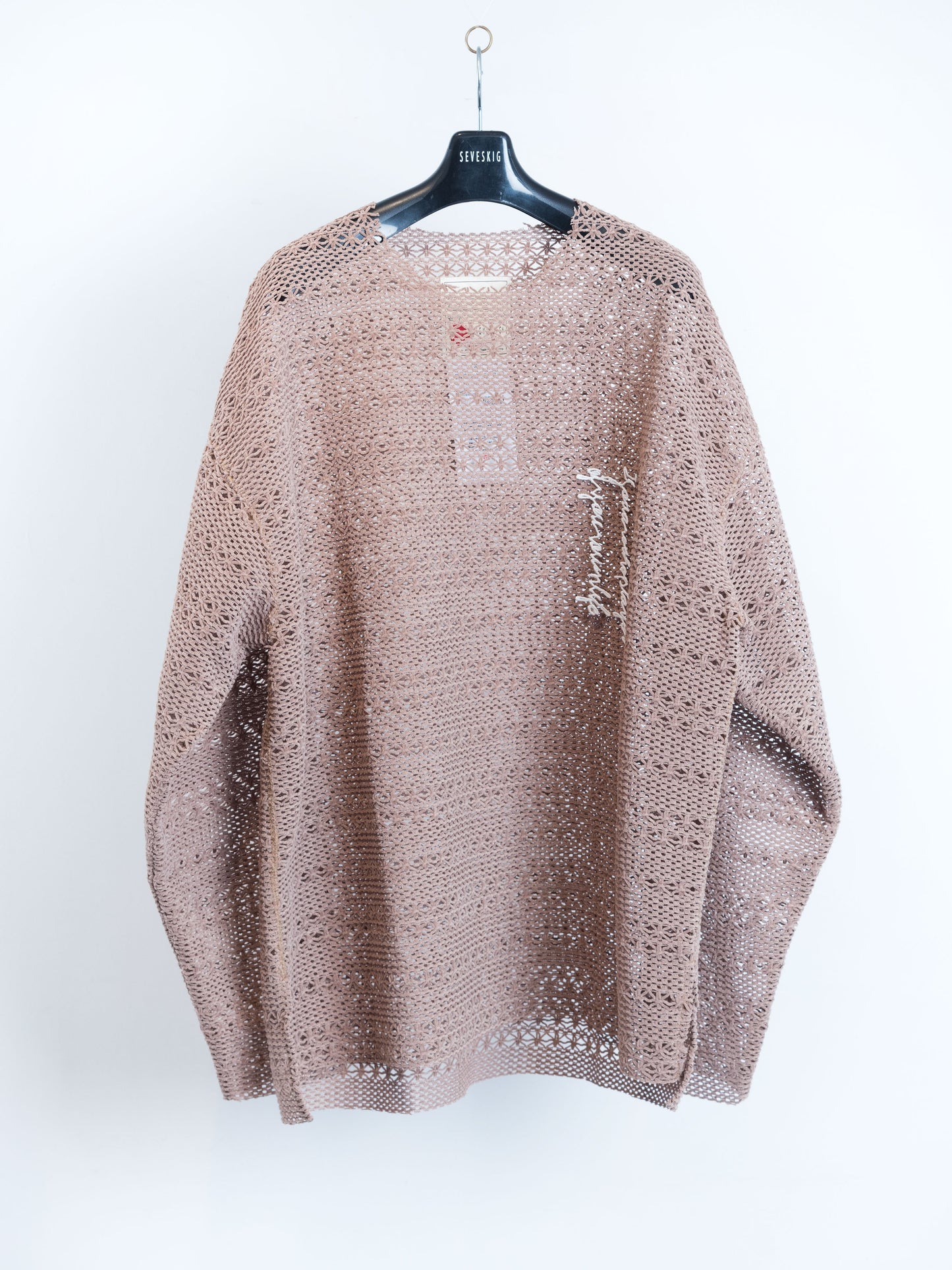 CT-SV-NYA-1003 / Chenille yarn Mesh L/SL Tee