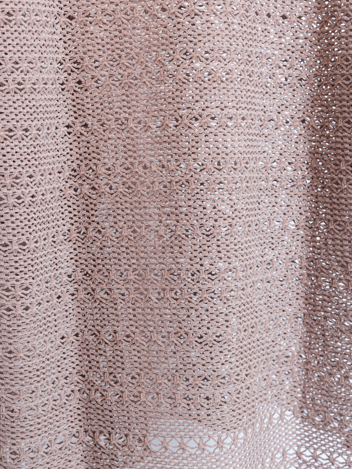 CT-SV-NYA-1003 / Chenille yarn Mesh L/SL Tee