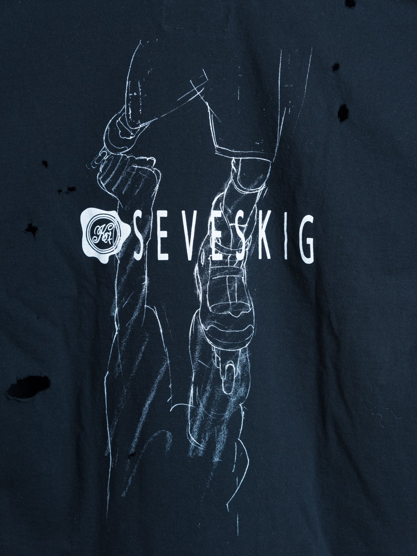 CT-SV-NYA-1006 / Vintage L/SL Tee Shirt Ver, 소년 박쥐