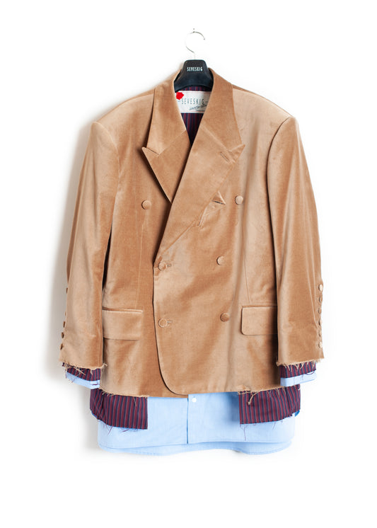 JK-SV-NGA-1001 / Velvet Strata Jacket