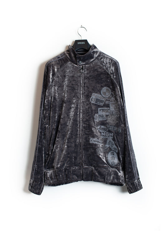 JK-SV-NGA-1010 / Velour Patch Swing Jacket