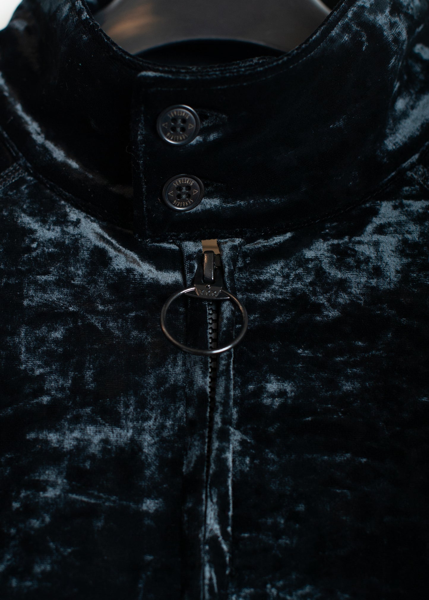 JK-SV-NGA-1010 / Velour Patch Swing Jacket