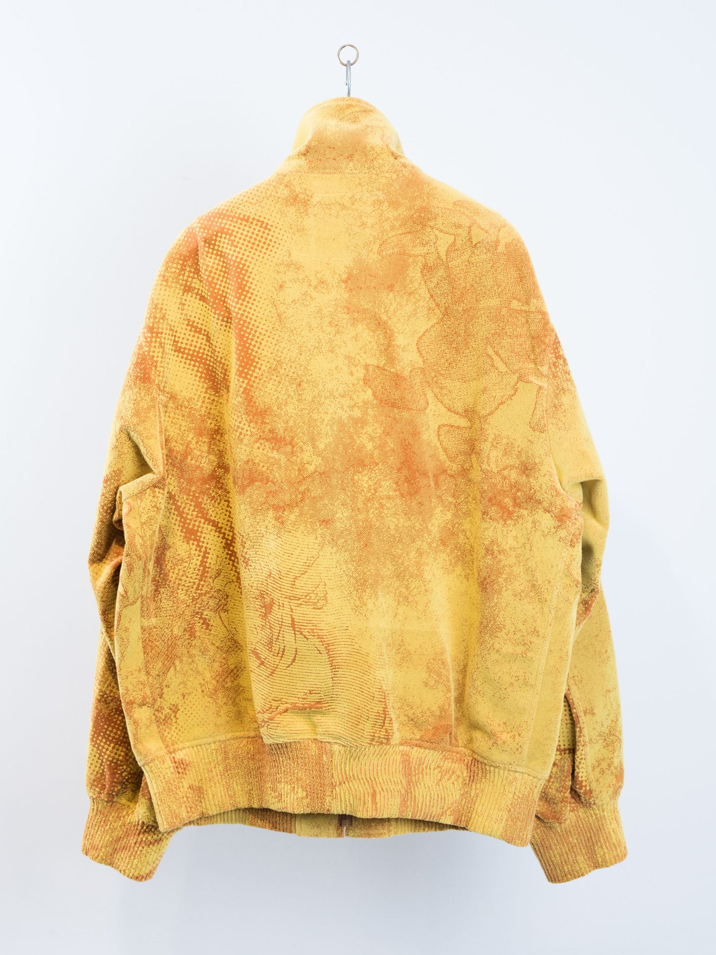 JK-SV-NYA-1003/Flocked Velvet Track Jacket