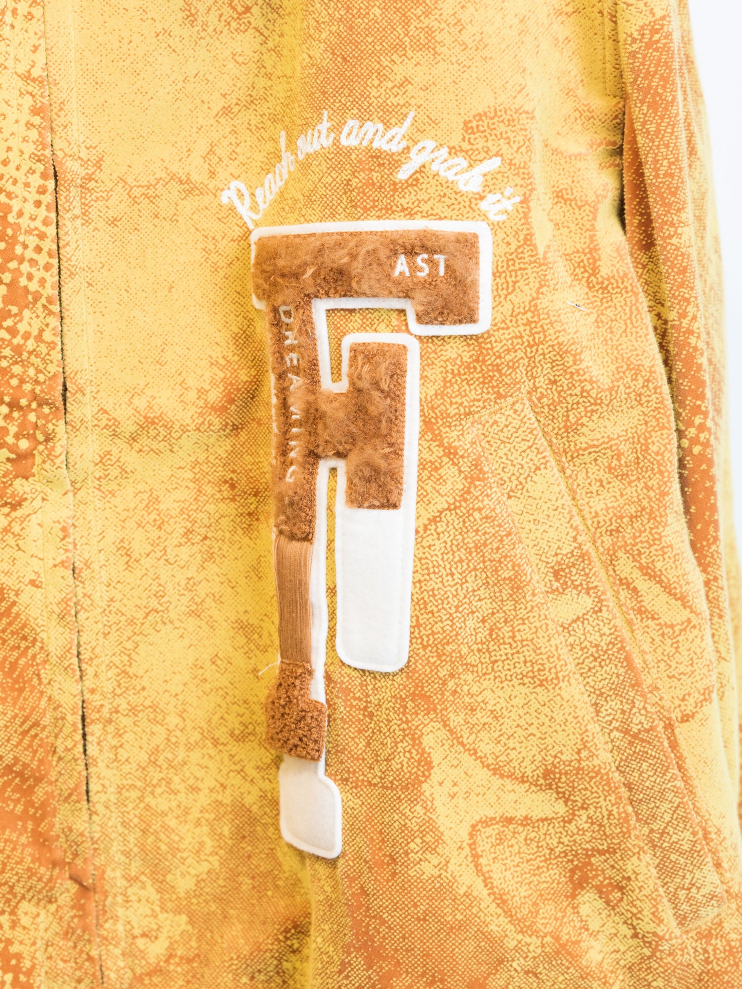 JK-SV-NYA-1003/Flocked Velvet Track Jacket