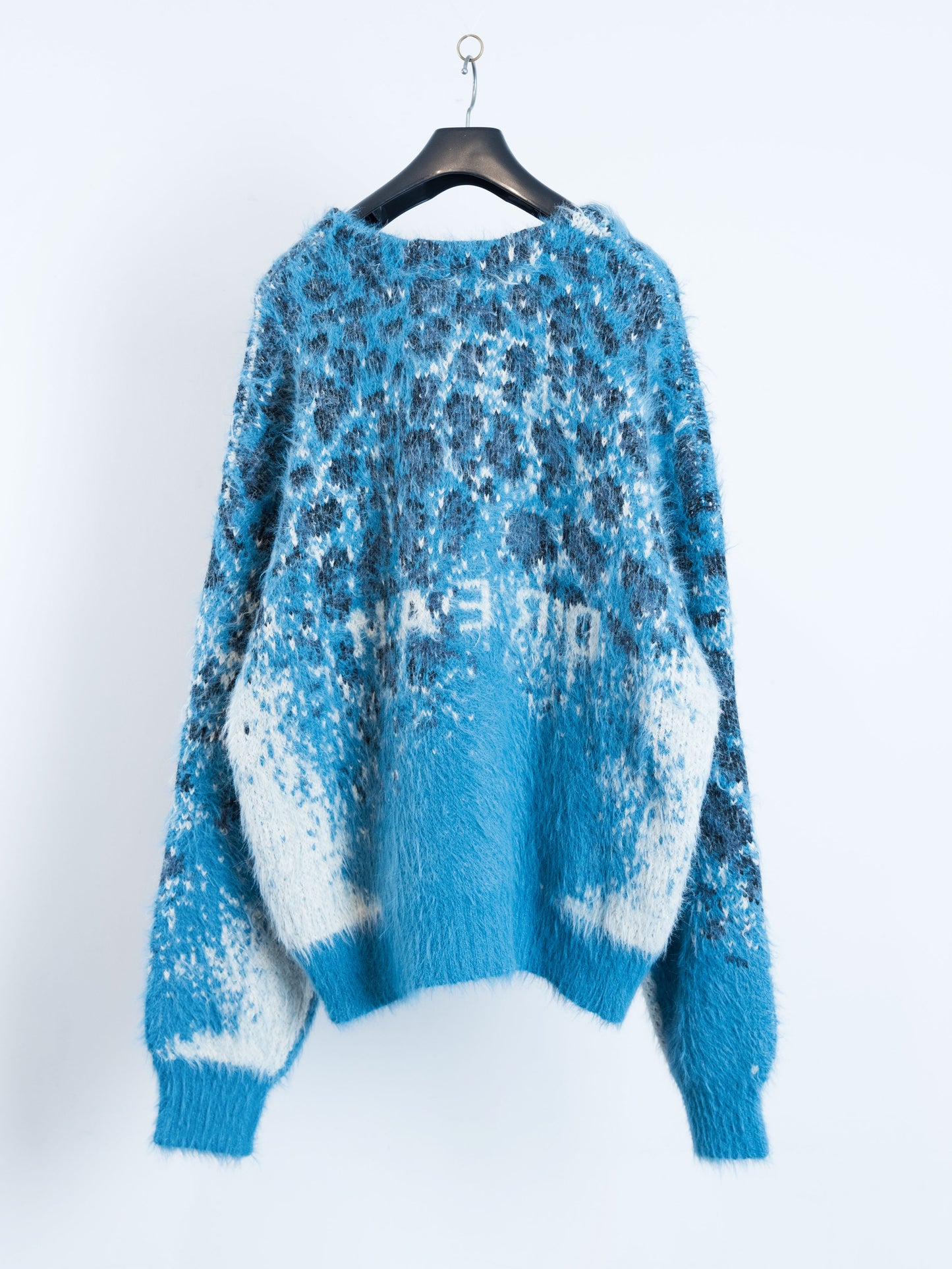 KN-SV-NYA-1002 / Fading Leopard Knit Cardigan