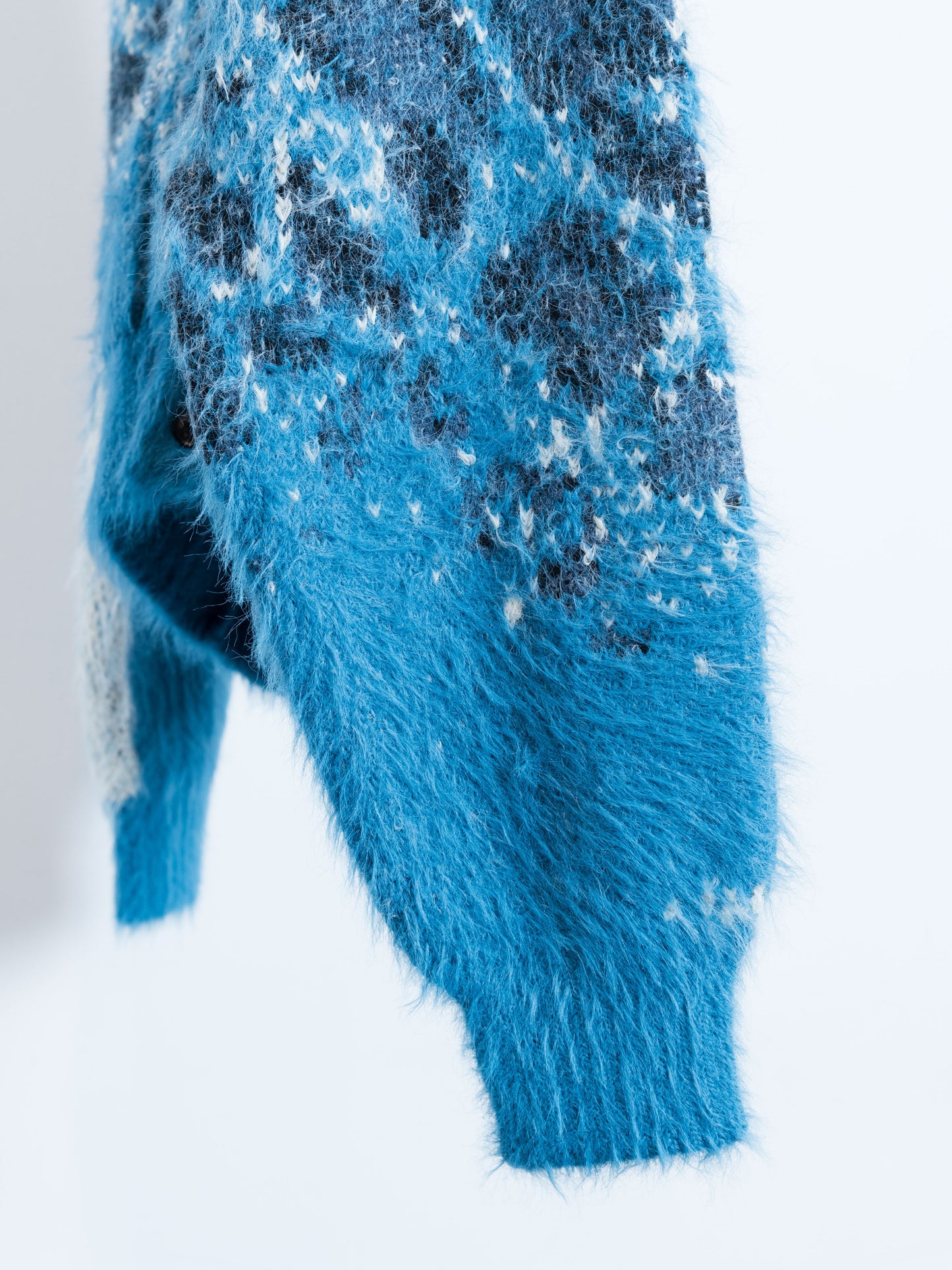 KN-SV-NYA-1002 / Fading Leopard Knit Cardigan