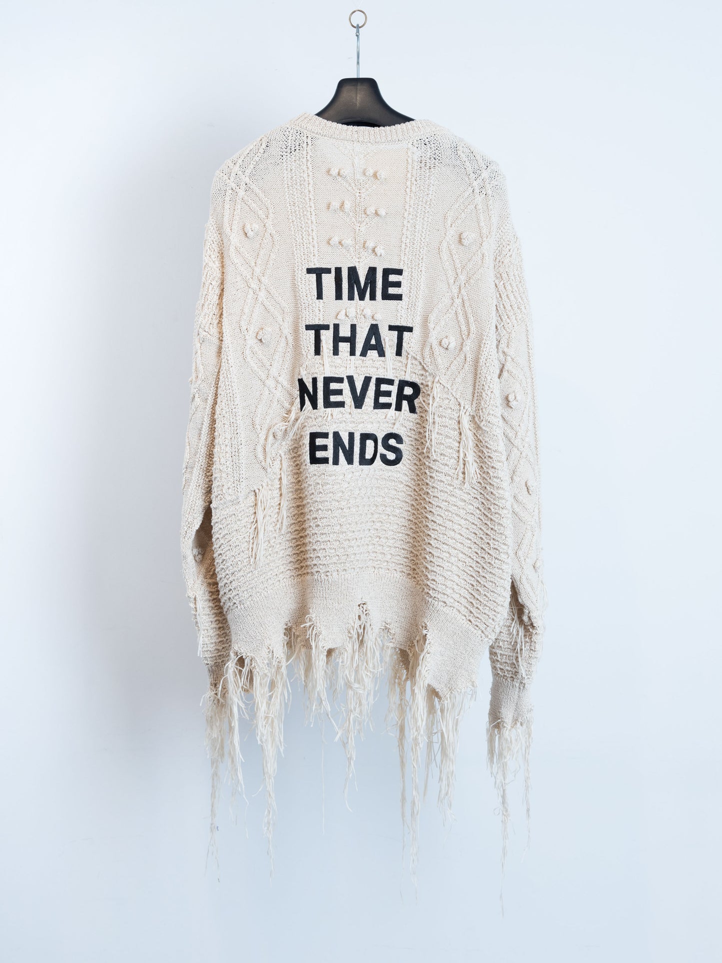 KN-SV-NYA-1004 / Melting Cable Knit Pullover