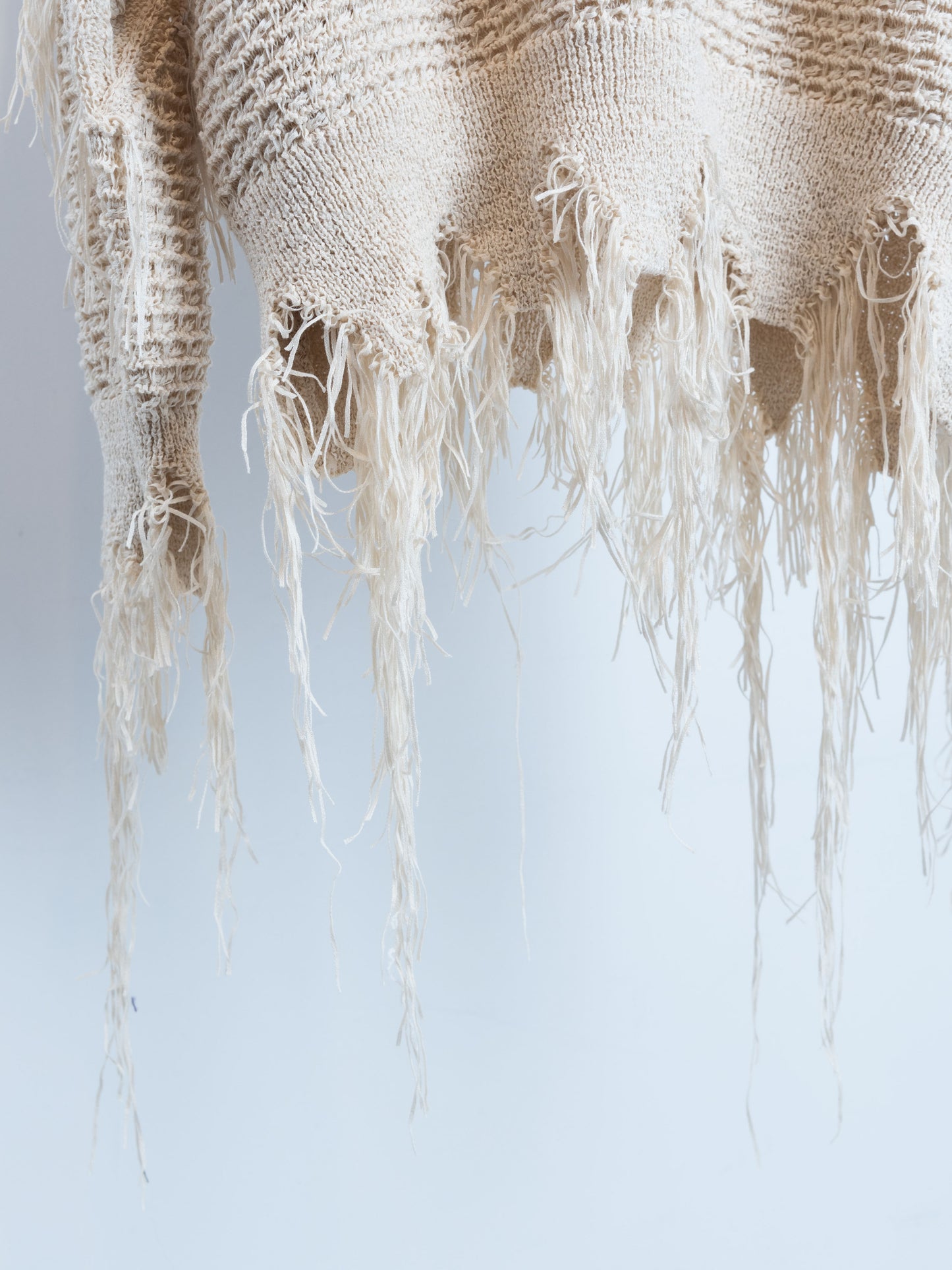 KN-SV-NYA-1004 / Melting Cable Knit Pullover