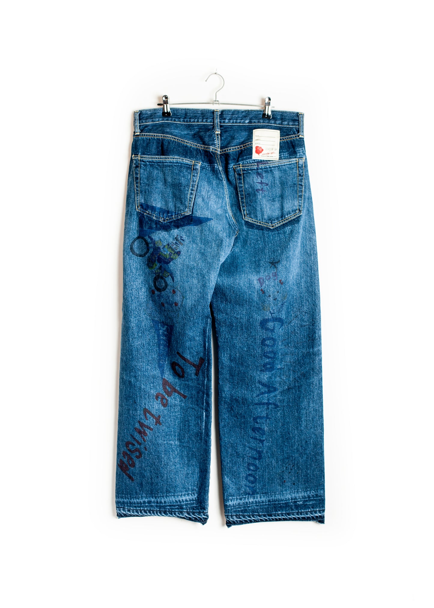 PT-SV-NGA-1004 / Graffiti 5P Denim Pants Ver,Ridawo