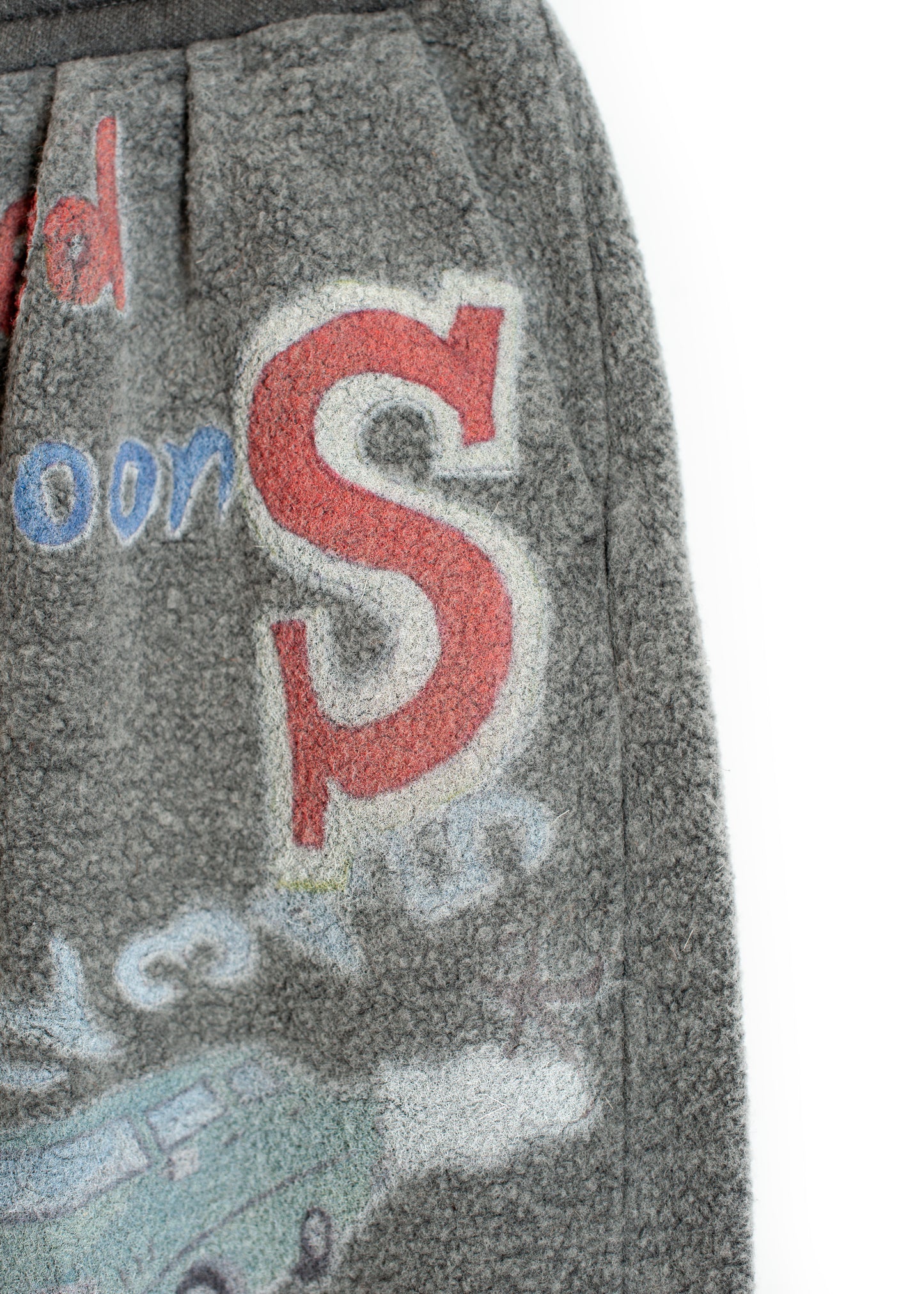 PT-SV-NGA-1012 / Graffiti Wool Sweat Pants