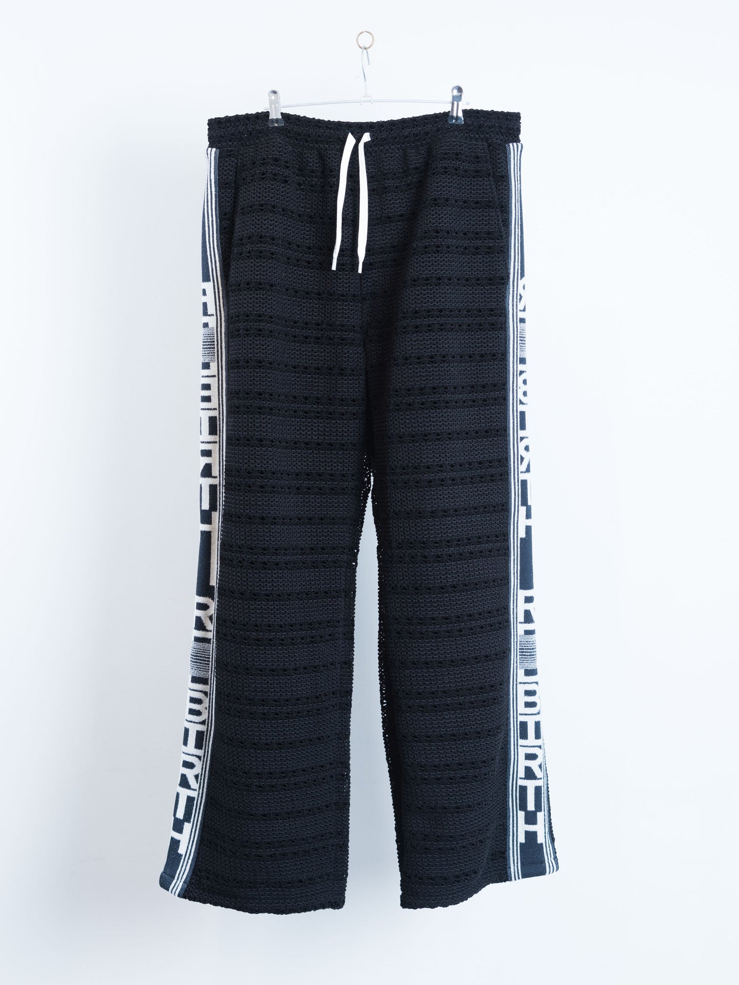 PT-SV-NYA-1003 / Chenille yarn Mesh Track Pants