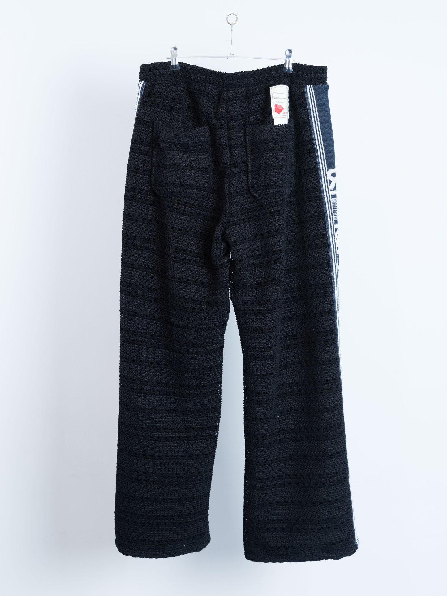 PT-SV-NYA-1003 / Chenille yarn Mesh Track Pants