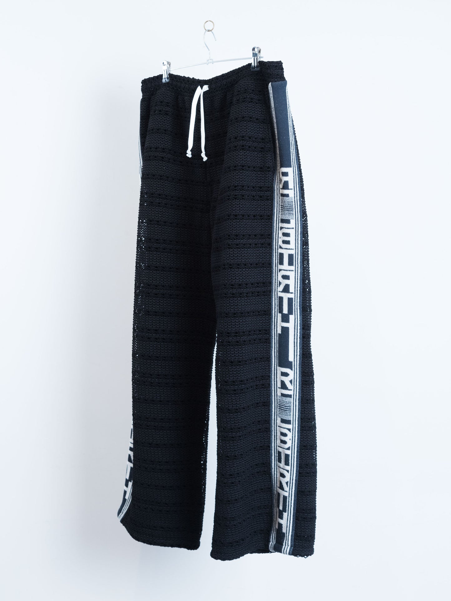 PT-SV-NYA-1003 / Chenille yarn Mesh Track Pants