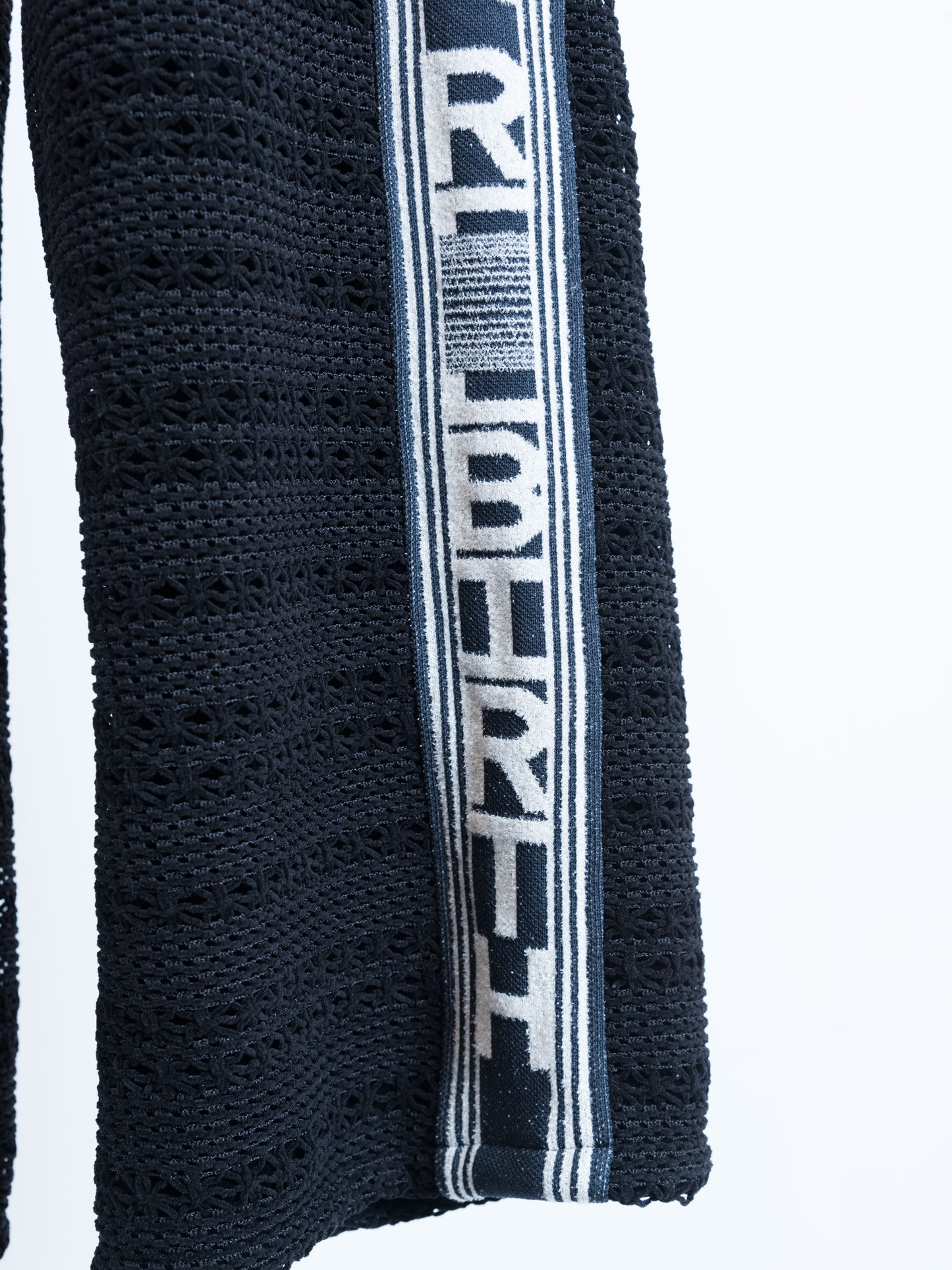 PT-SV-NYA-1003 / Chenille yarn Mesh Track Pants
