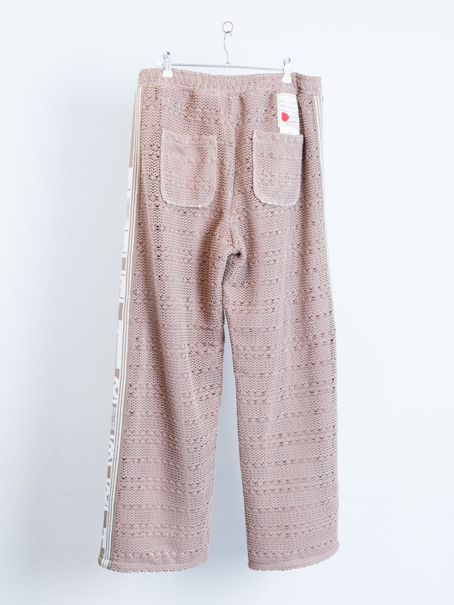 PT-SV-NYA-1003 / Chenille yarn Mesh Track Pants