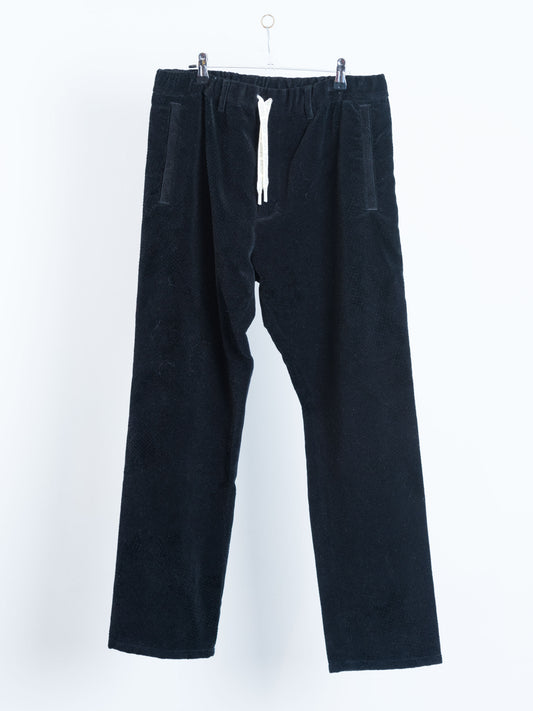 PT-SV-NYA-1004 / Flocked Velvet Track Pants