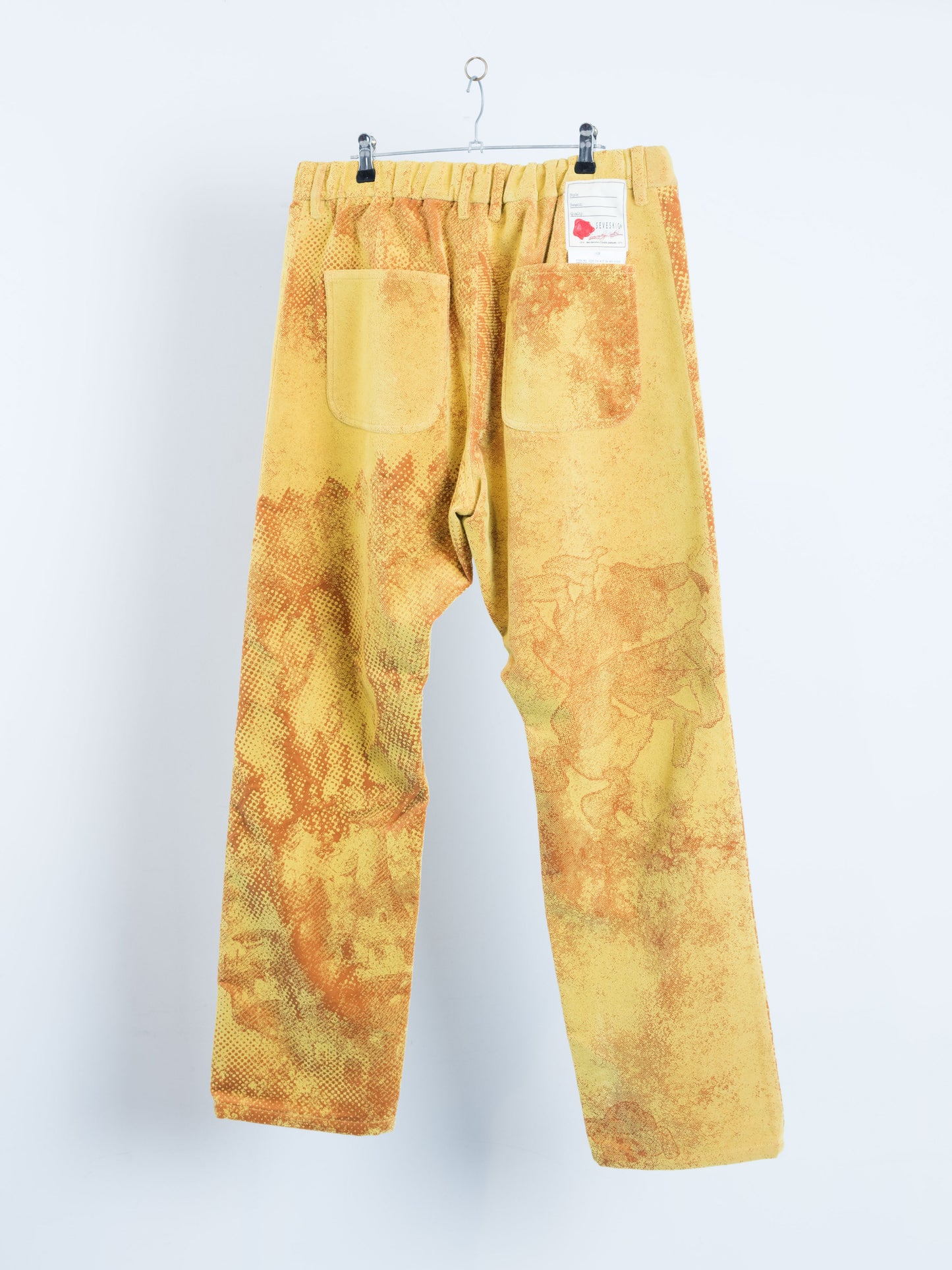 PT-SV-NYA-1004 / Flocked Velvet Track Pants