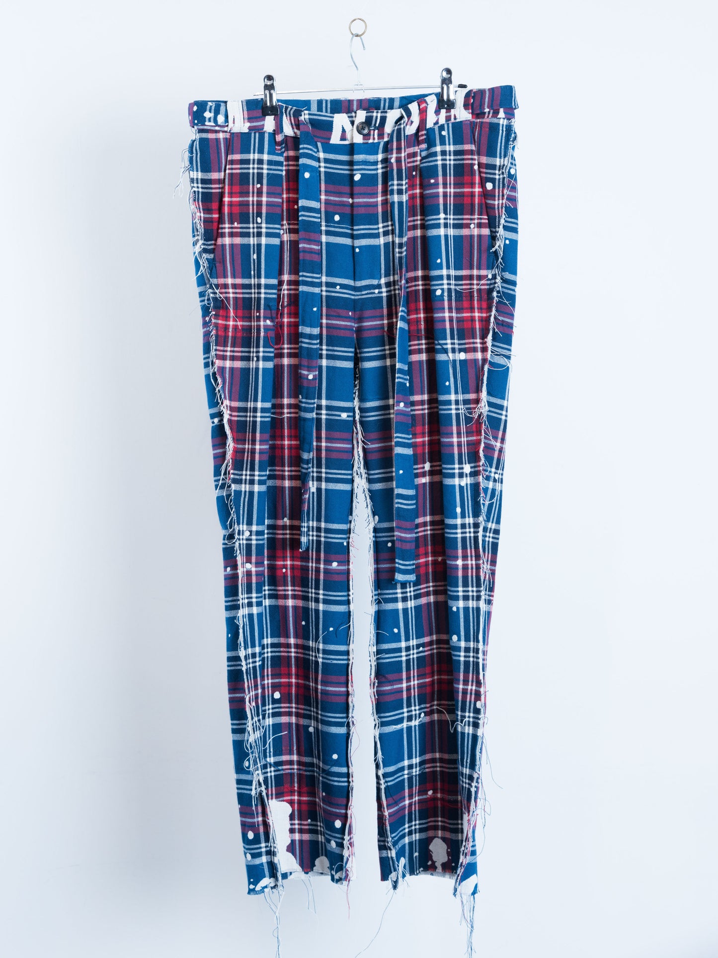 PT-SV-NYA-1005 / Melting Plaid Slacks