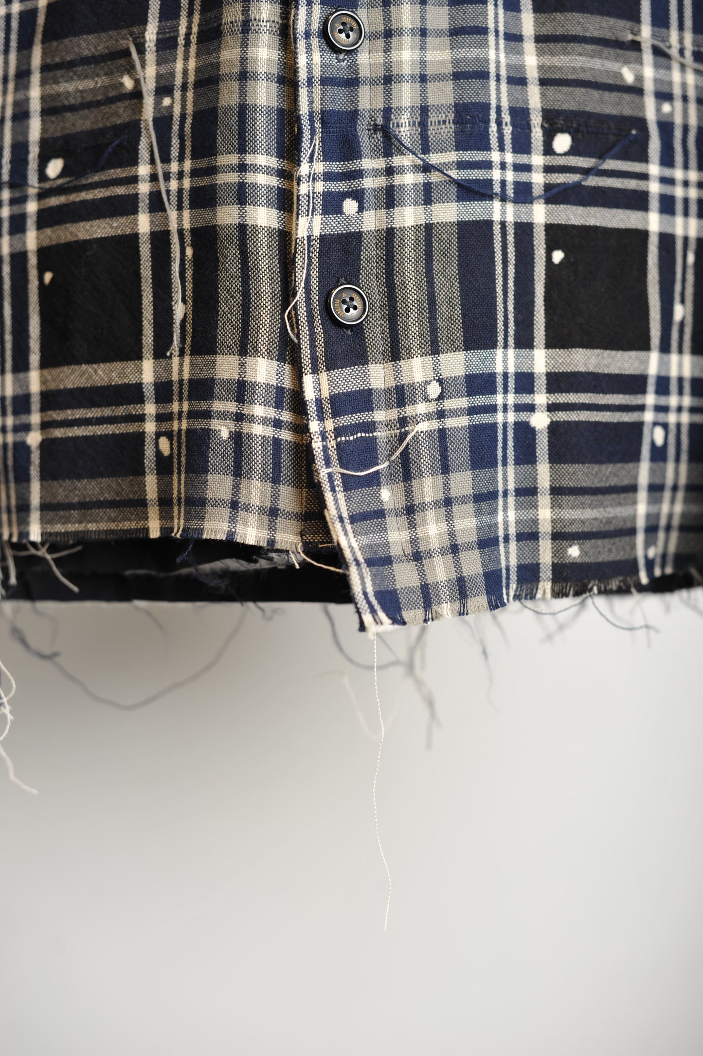 SH-SV-NYA-1001 / Melting Plaid Padded CPO Shirt