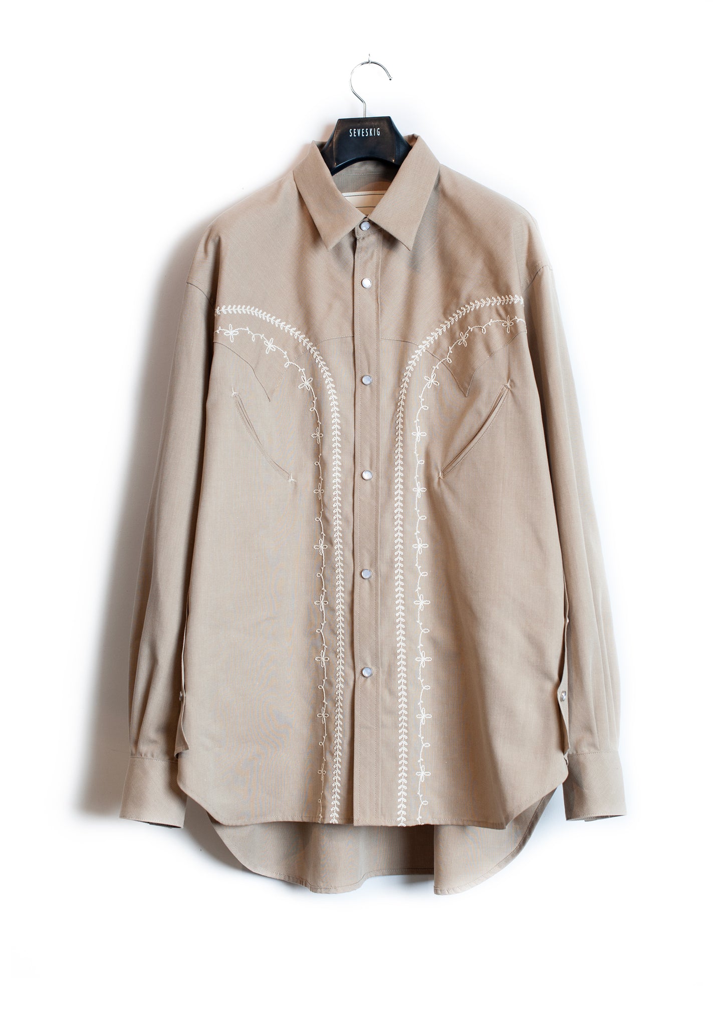 SH-SV-NGS-1004/Japanese Chambray Western Shirt