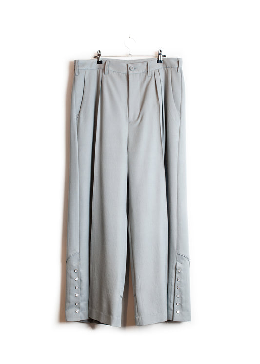PT-SV-NGS-1005 / Wool Silk Western Wide Slacks
