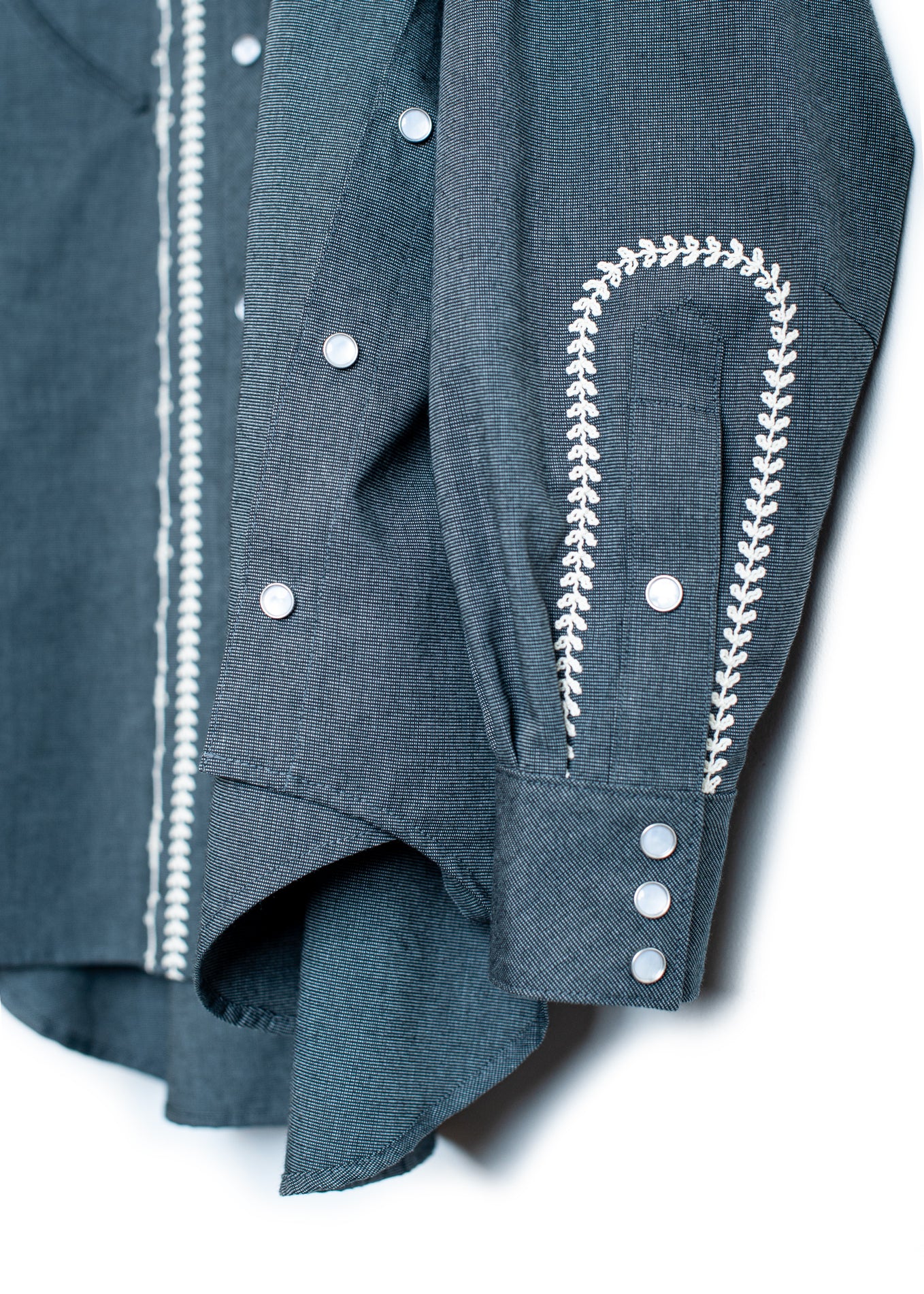 SH-SV-NGS-1004/Japanese Chambray Western Shirt