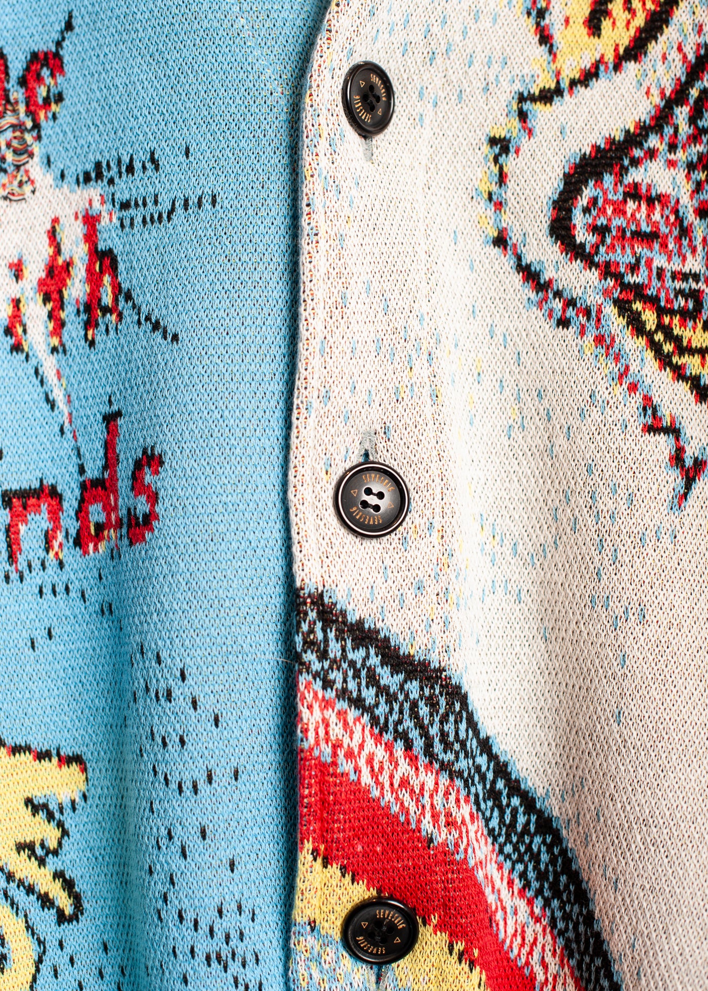 CD-SV-NGS-1003/SEVESKIG vs RIDAWO Six-Color Jacquard Knit Cardigan