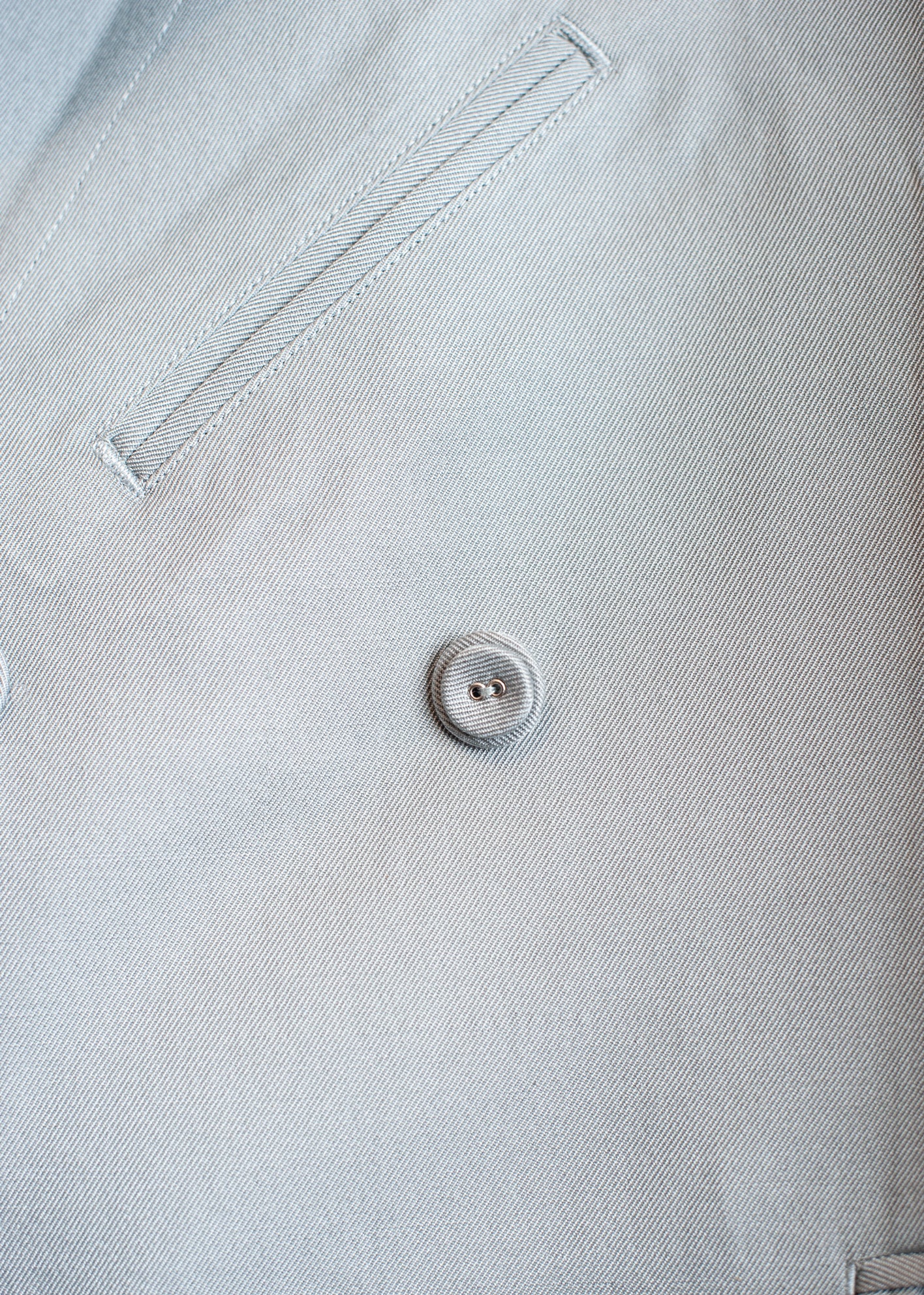 JK-SV-NGS-1003 / Wool Silk Double-Breasted Jacket