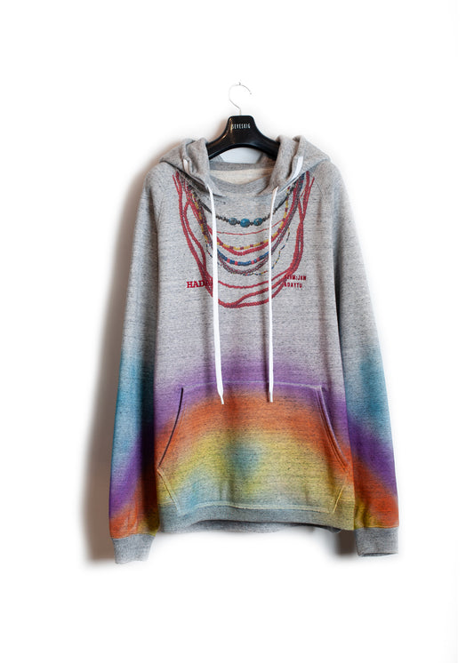SW-SV-NGS-1001 / Rainbow Spray Pullover Hoodie