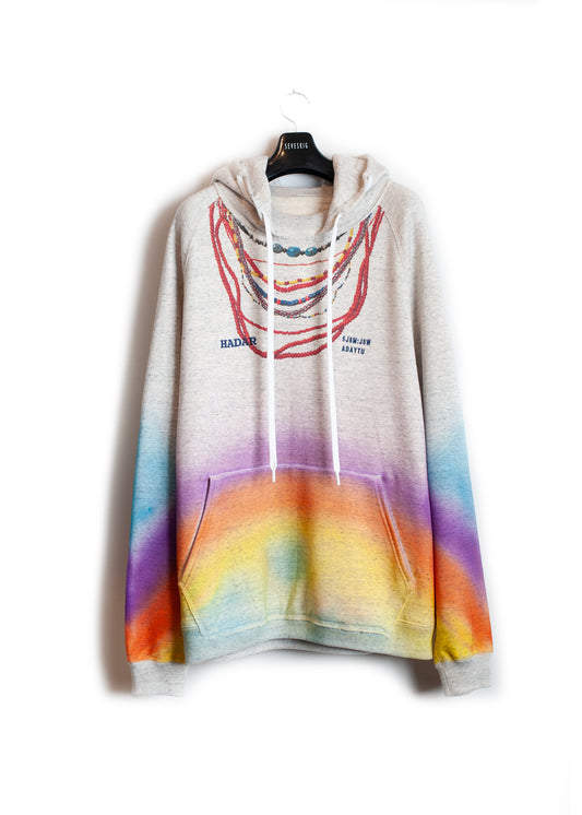 SW-SV-NGS-1001 / Rainbow Spray Pullover Hoodie