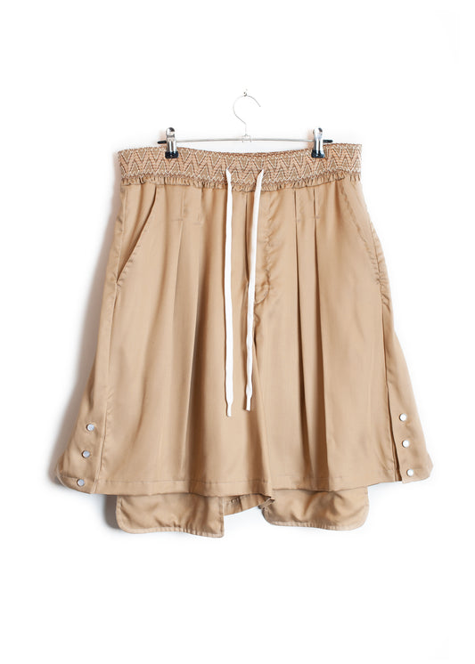 PT-SV-NGS-1002 / Wide Short Pants