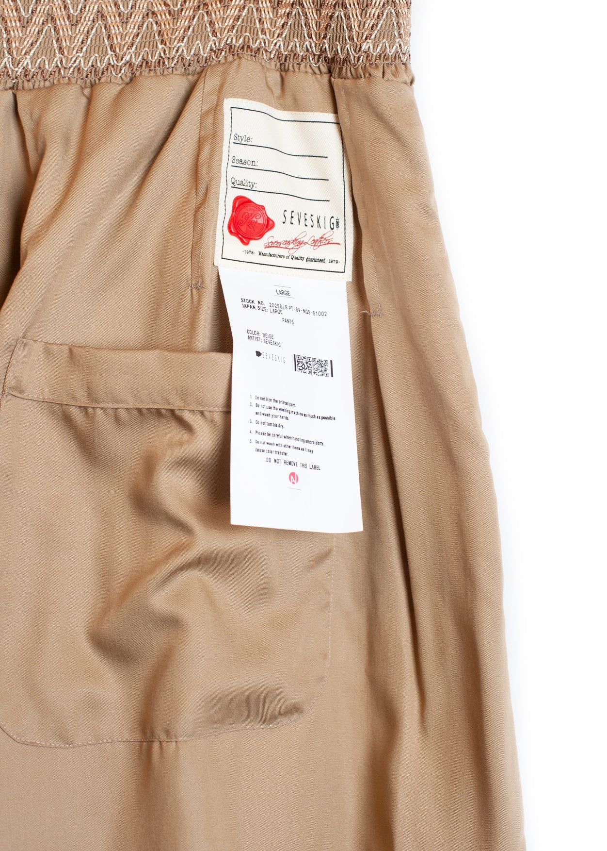 PT-SV-NGS-1002 / Wide Short Pants