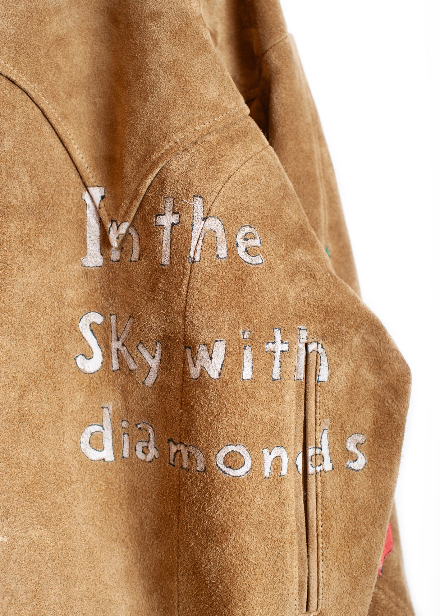LT-SV-NGS-1003 / Hand Painting East Leather Jacket Ver,Ridawo