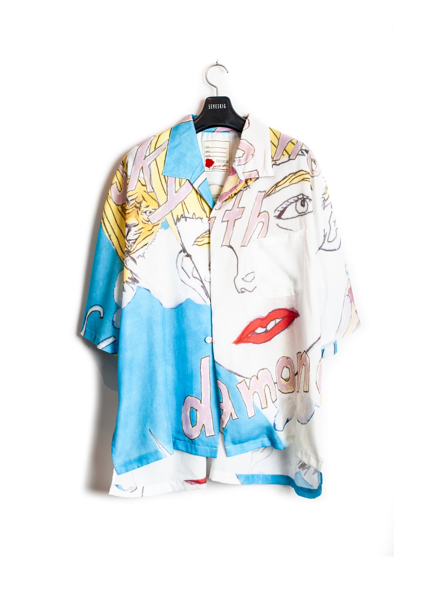 SH-SV-NGS-1010 / Psychedelic Aloha Shirt Ver,RIDAWO