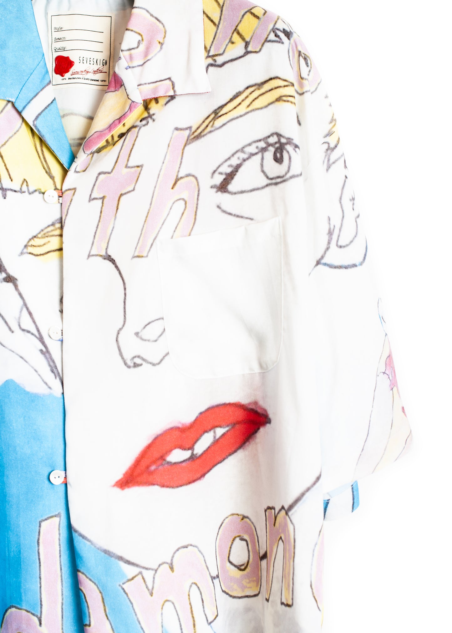 SH-SV-NGS-1010 / Psychedelic Aloha Shirt Ver,RIDAWO