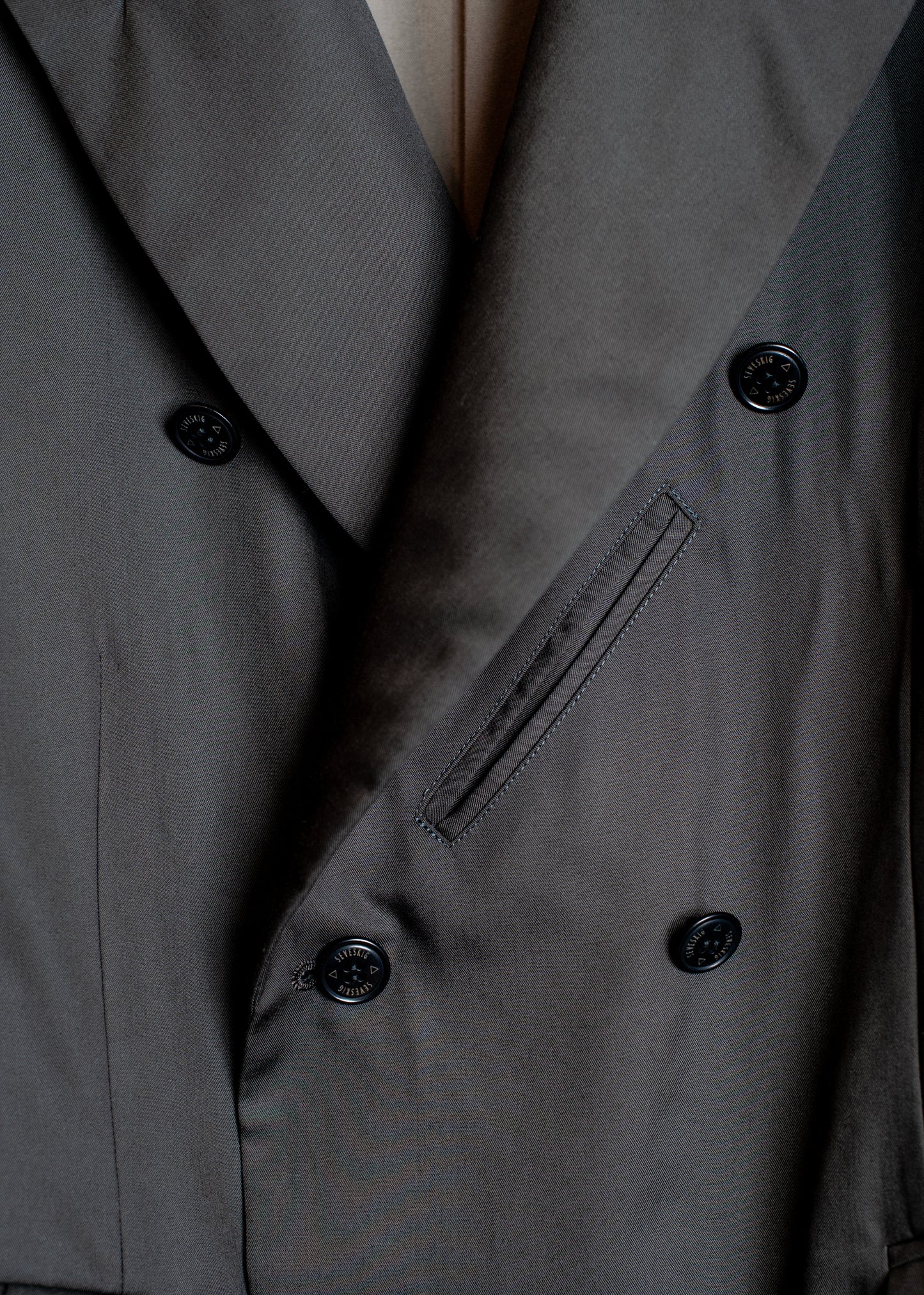 JK-SV-NGS-1004/Double-Breasted Jacket