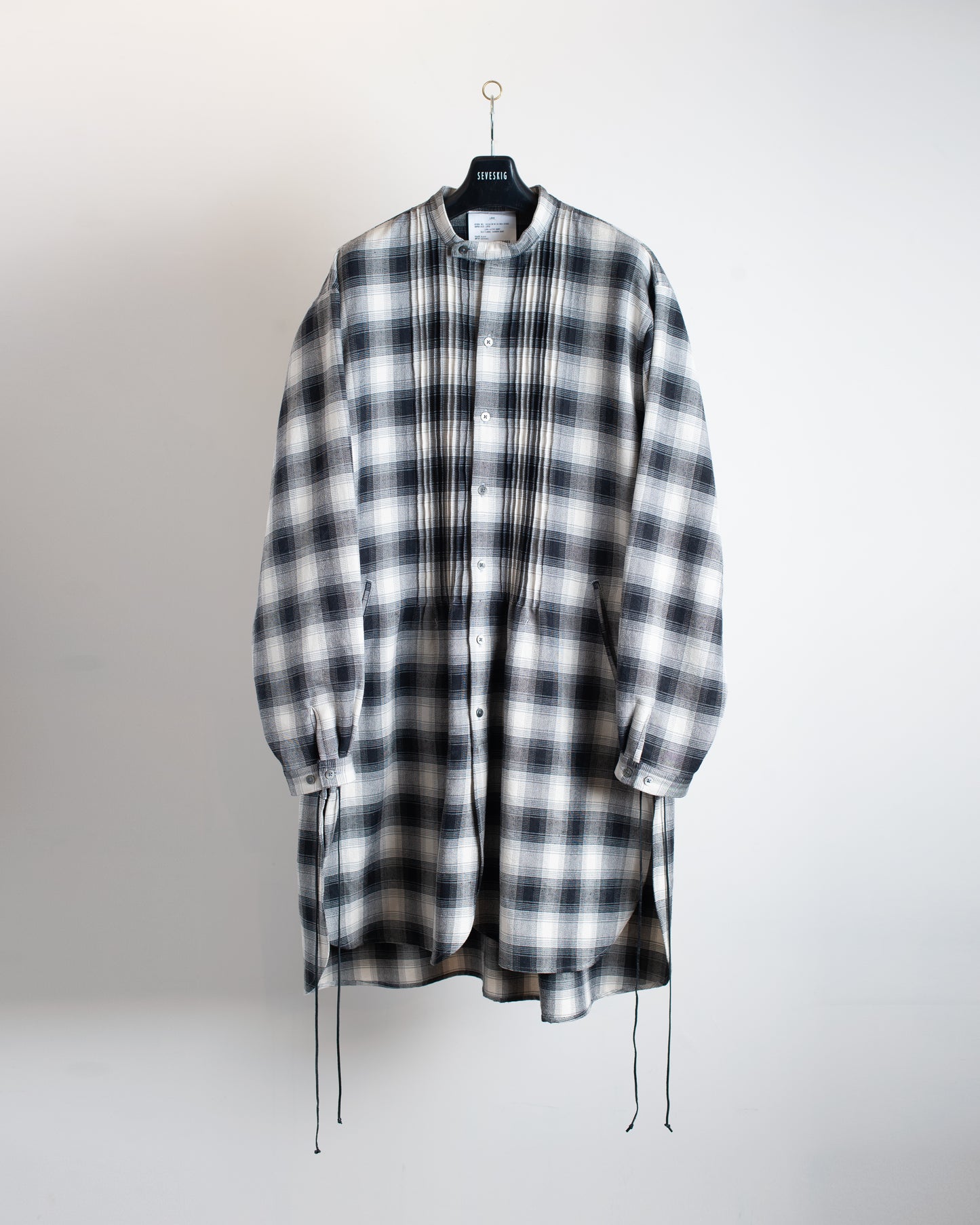 SH-SV-NAS-1004/Silk flannel Grandpa Shirt Jacket
