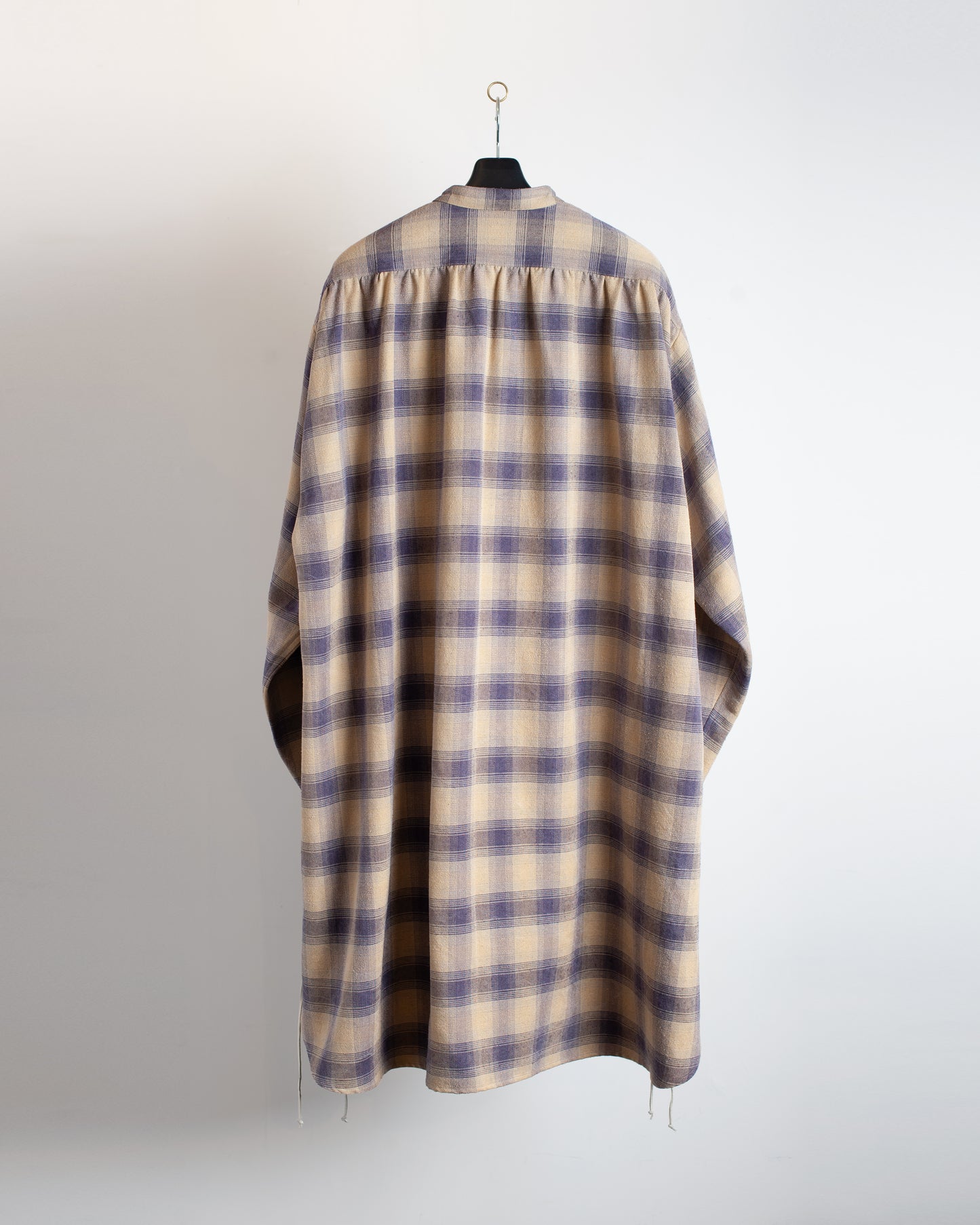 SH-SV-NAS-1004/Silk flannel Grandpa Shirt Jacket